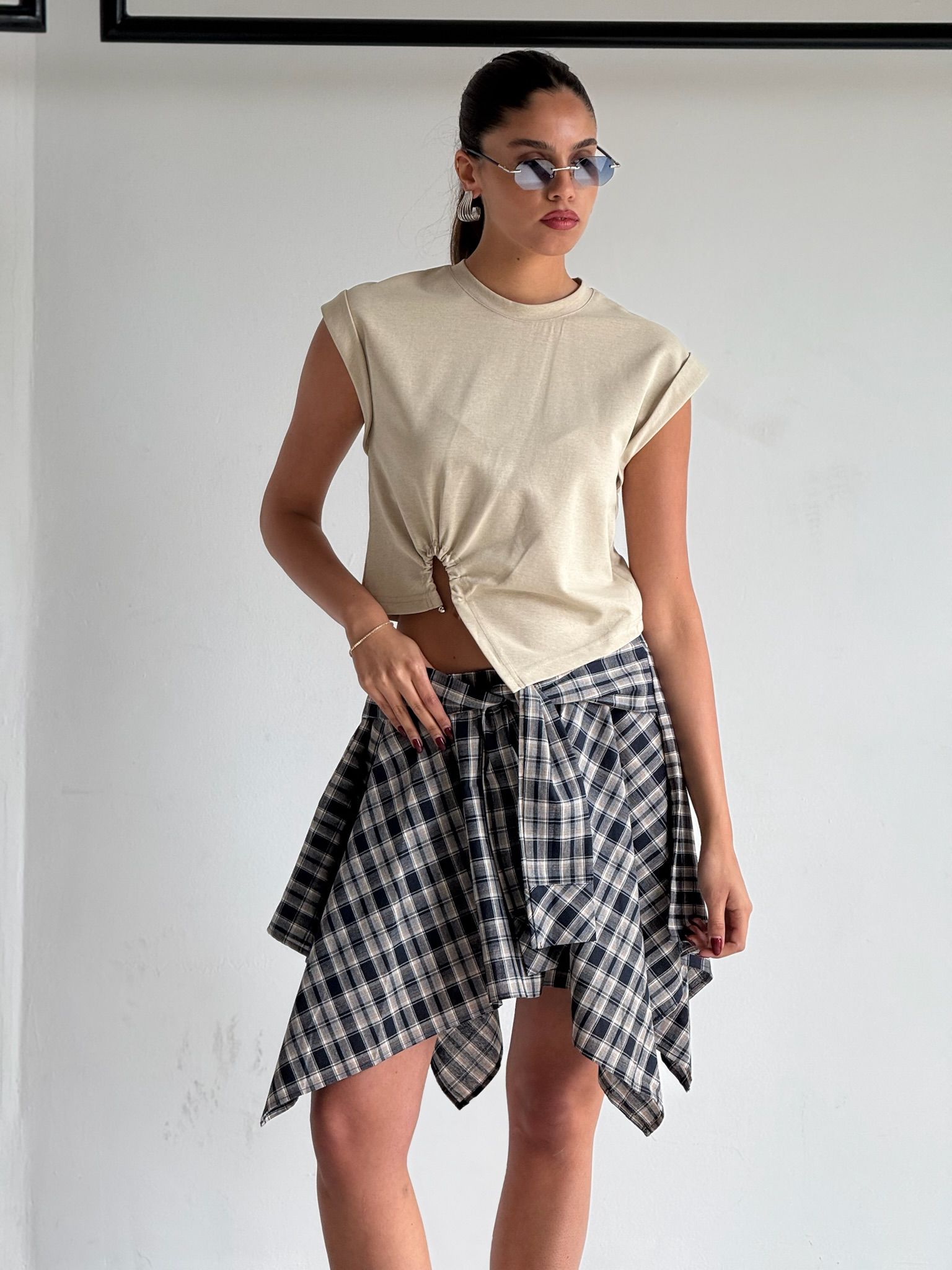 חולצת ראם בז'