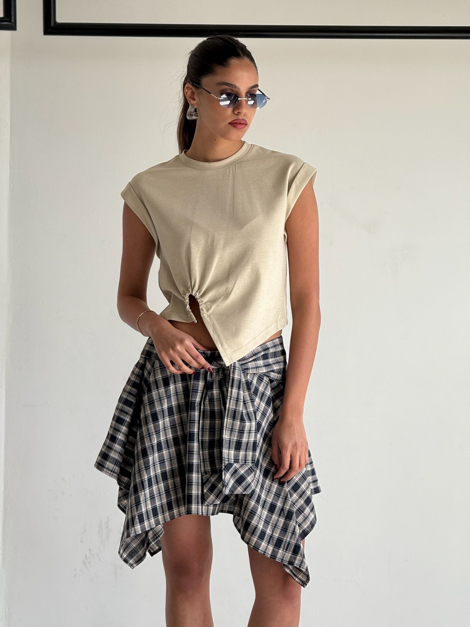 חולצת ראם בז'