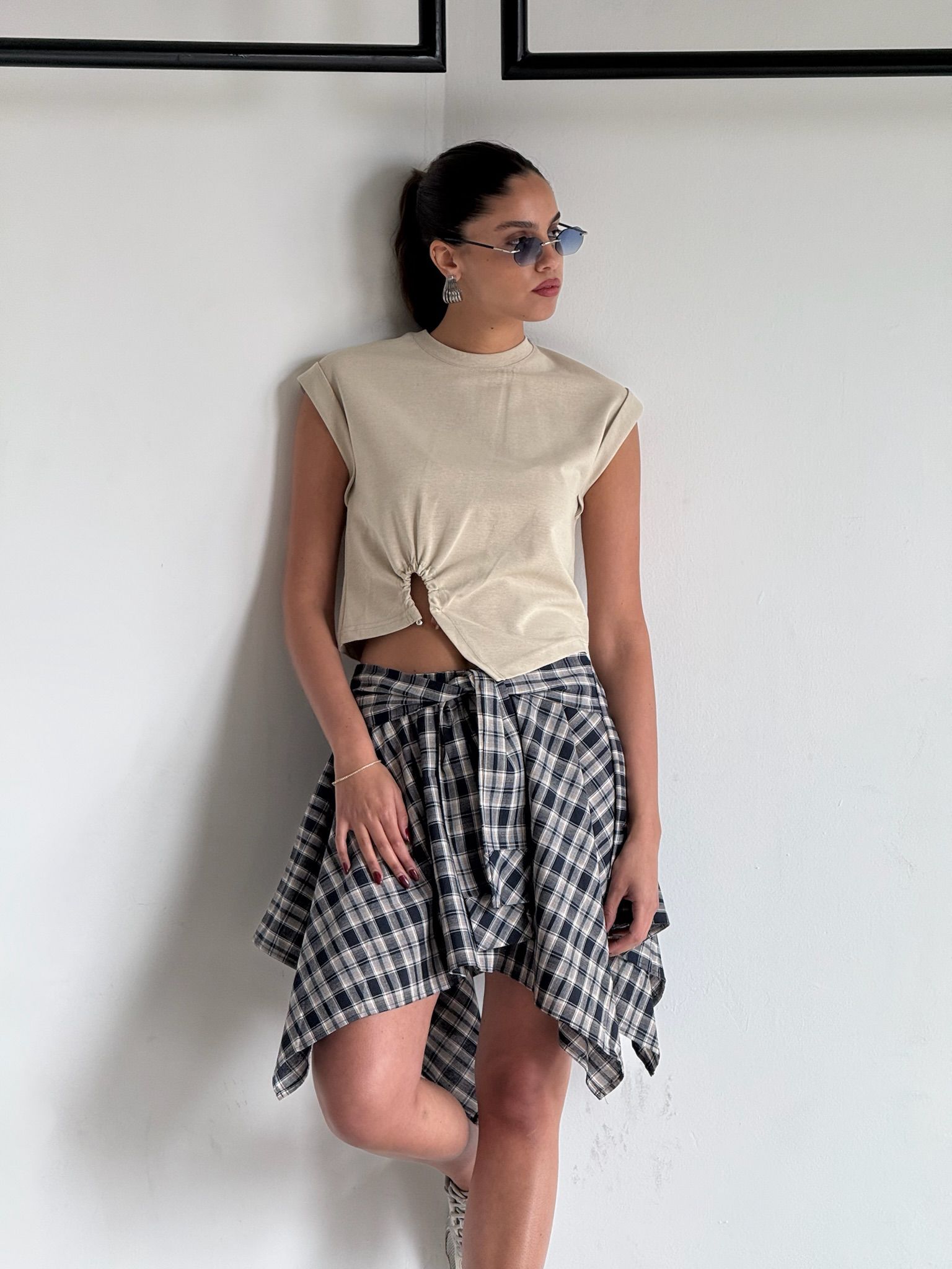 חולצת ראם בז'