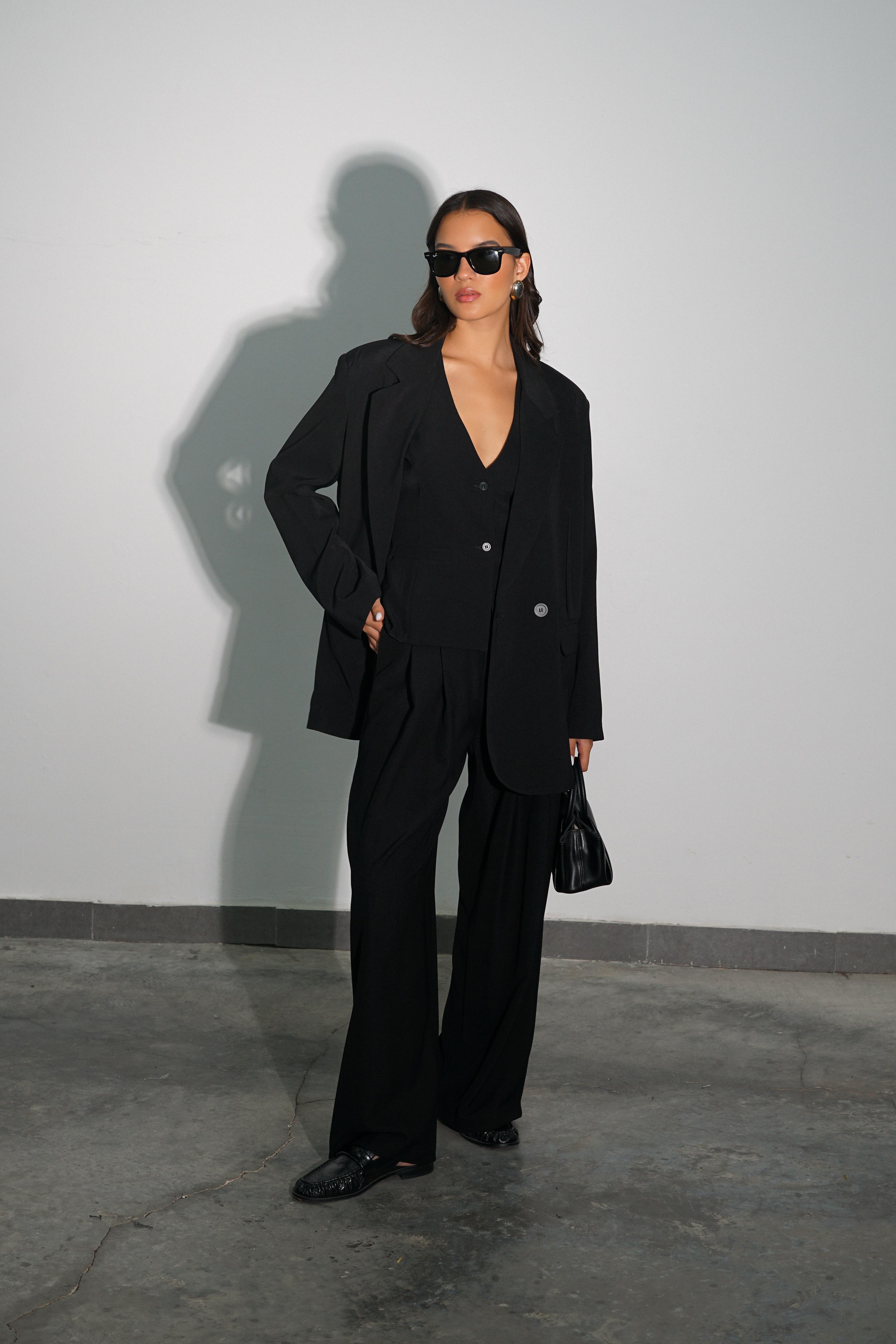 מכנס מאסימו שחור