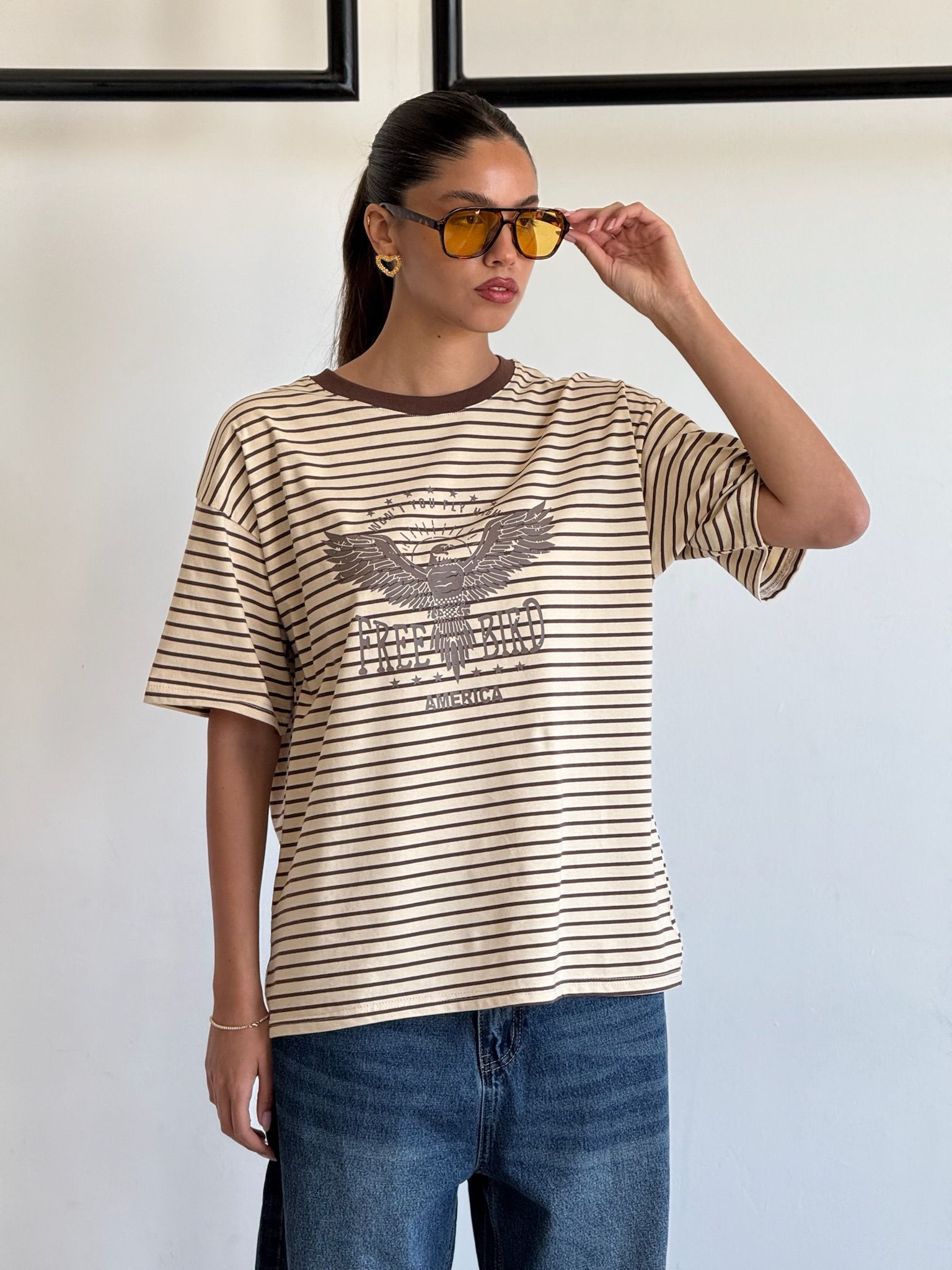 חולצת אלכסה קרם