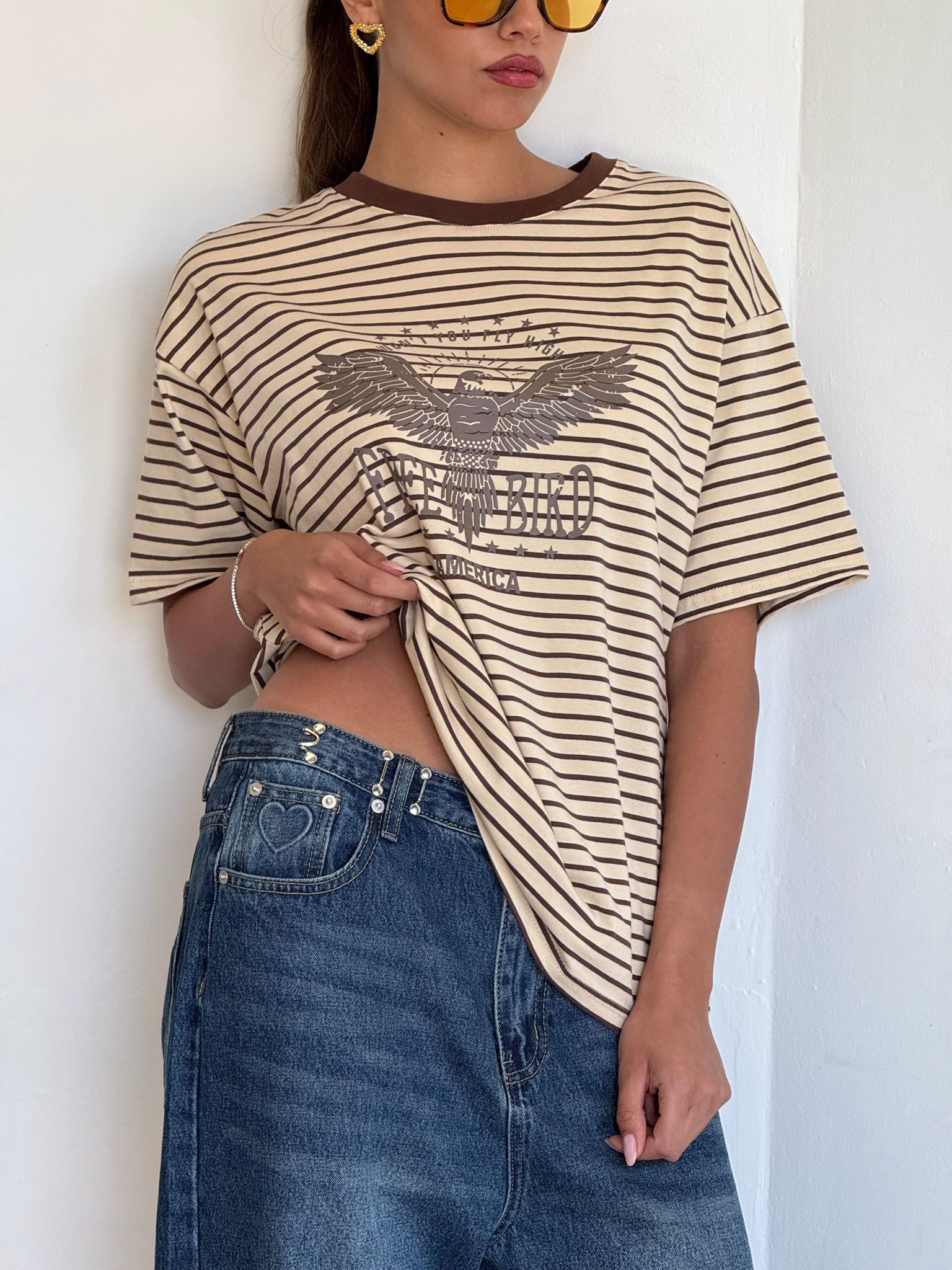 חולצת אלכסה קרם