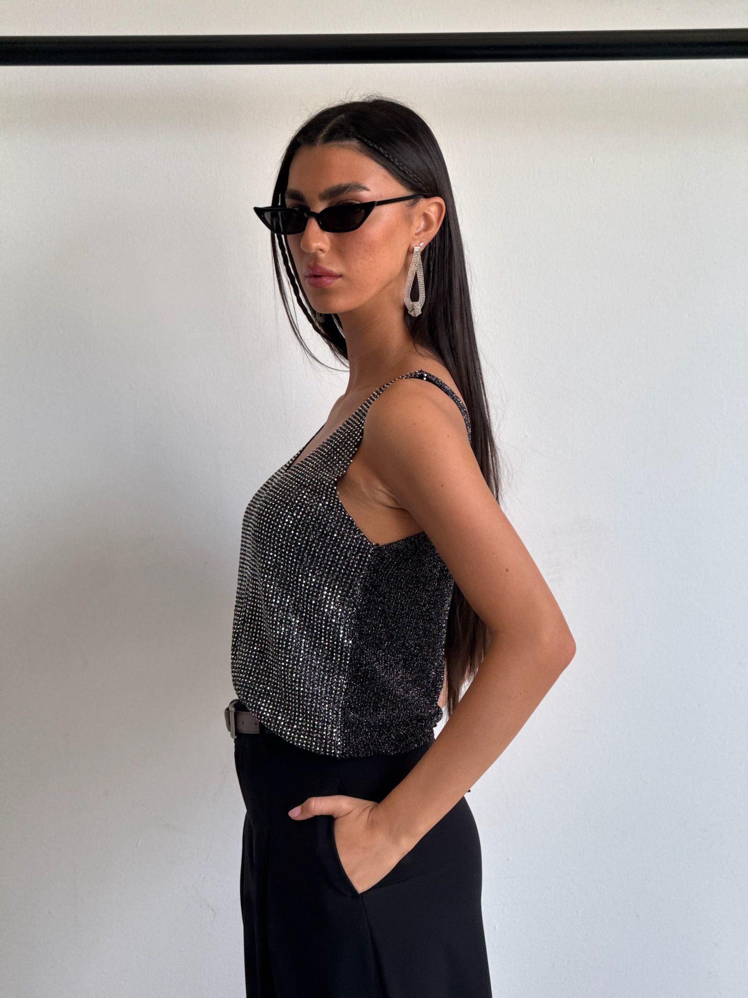 גופיית לני שחור