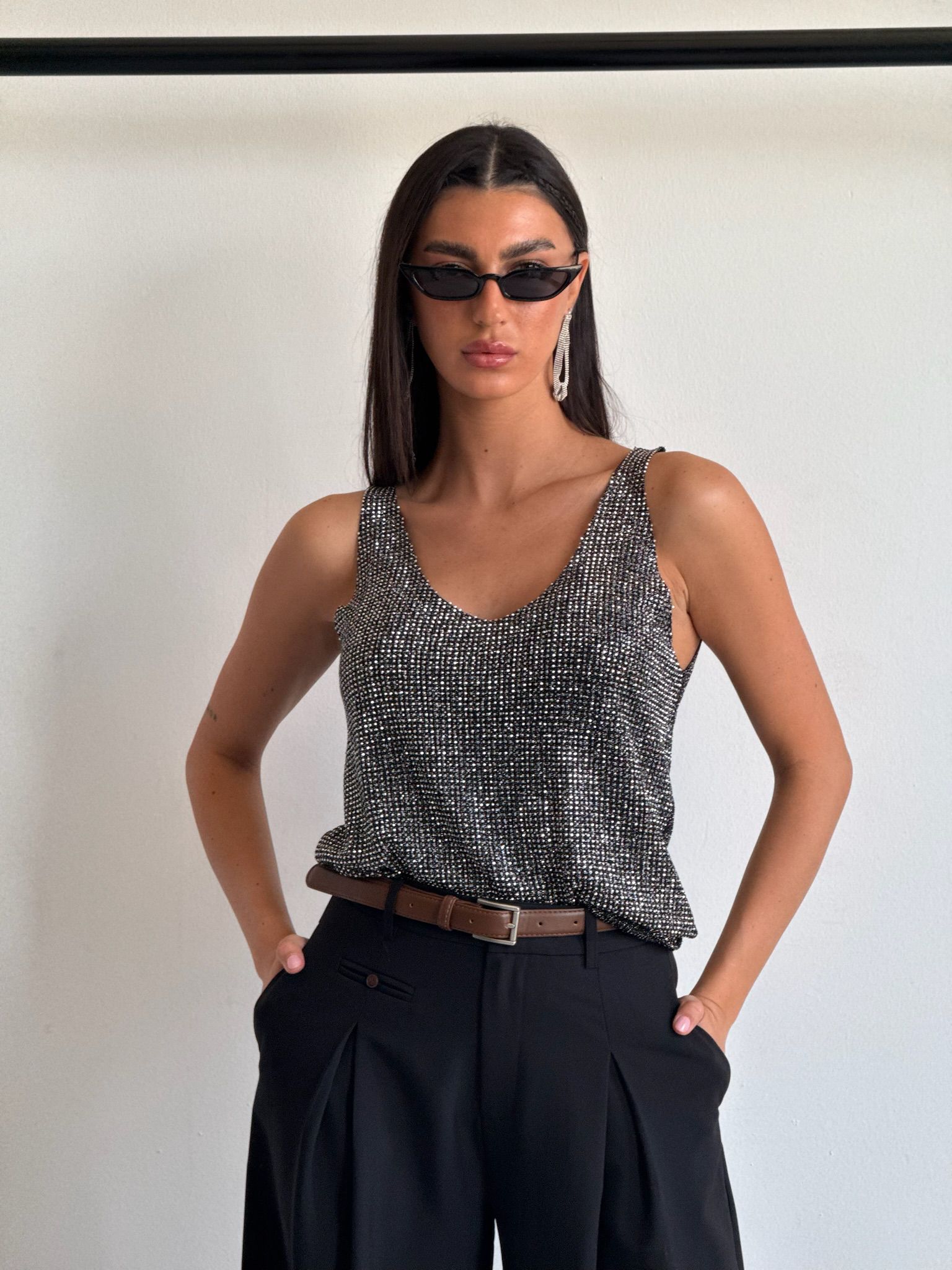 גופיית לני שחור