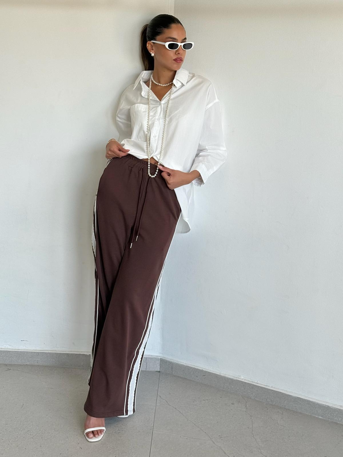 מכנס לין בורדו