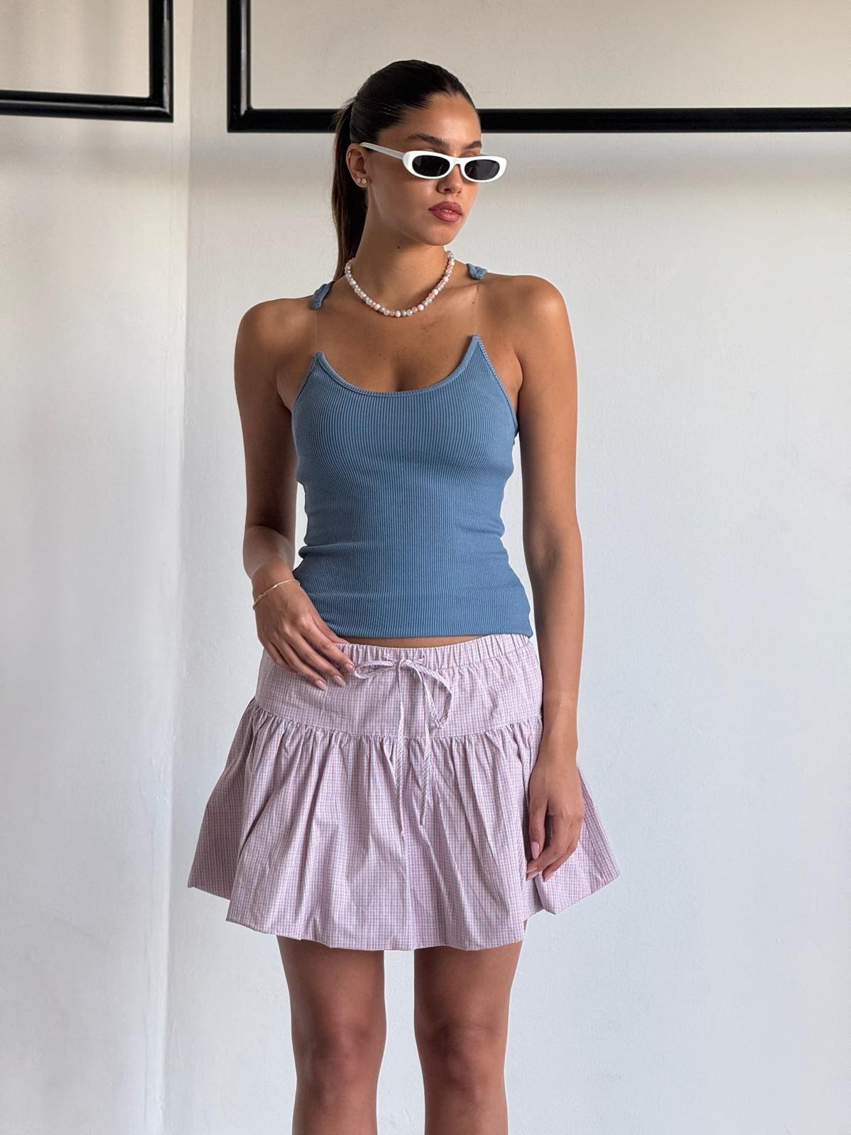 גופיית קלואה תכלת