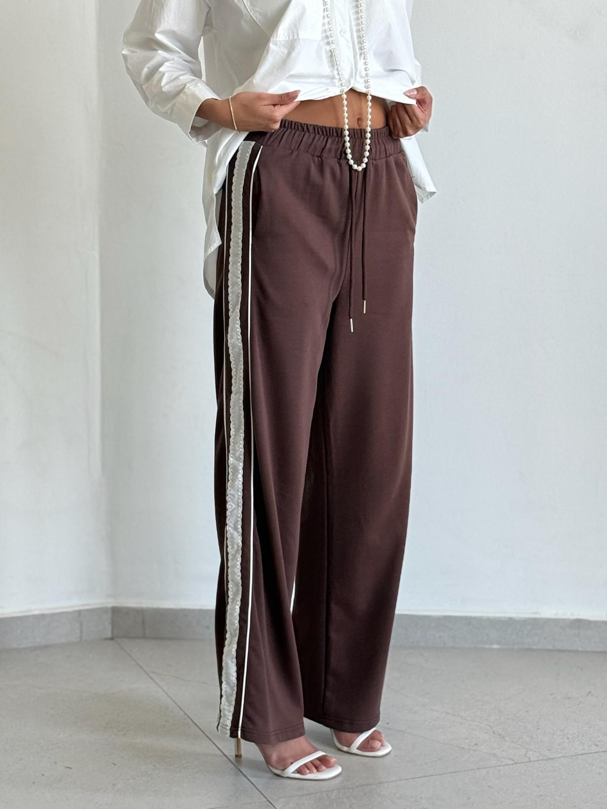 מכנס לין בורדו