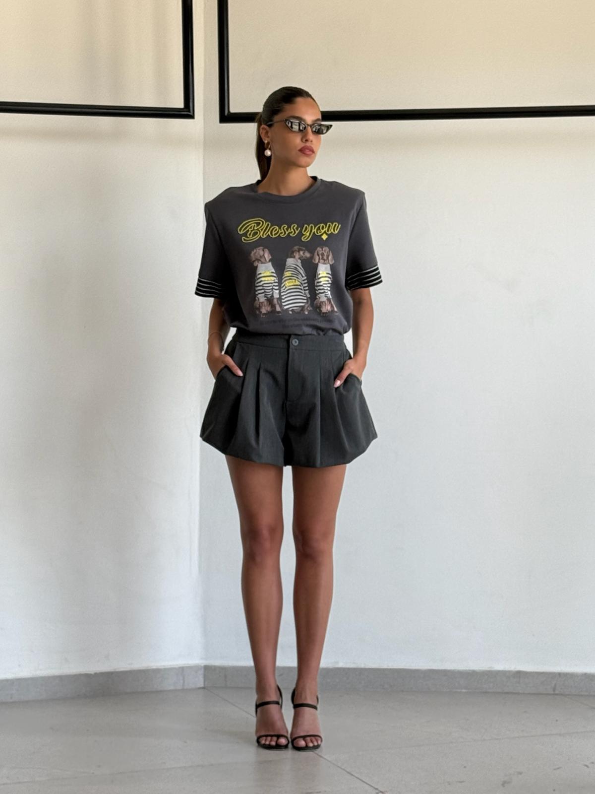 חולצת מיתר אפור