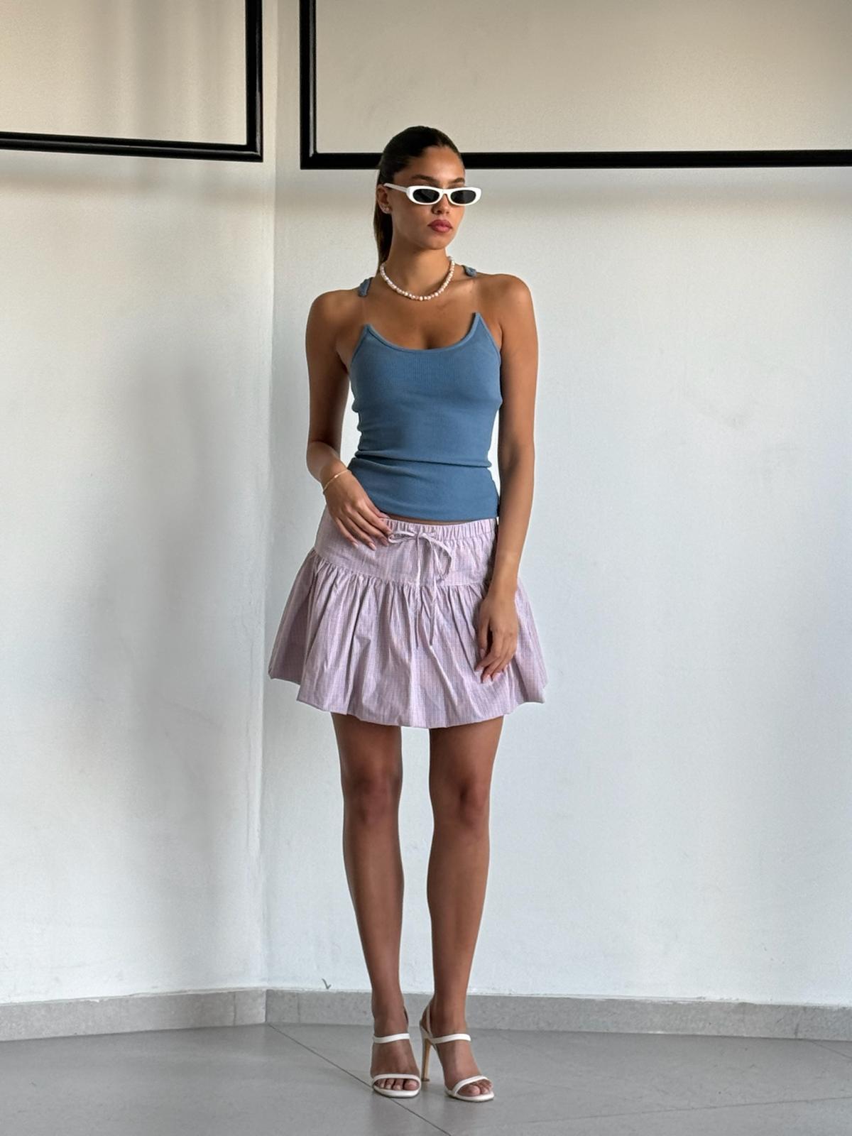 גופיית קלואה תכלת