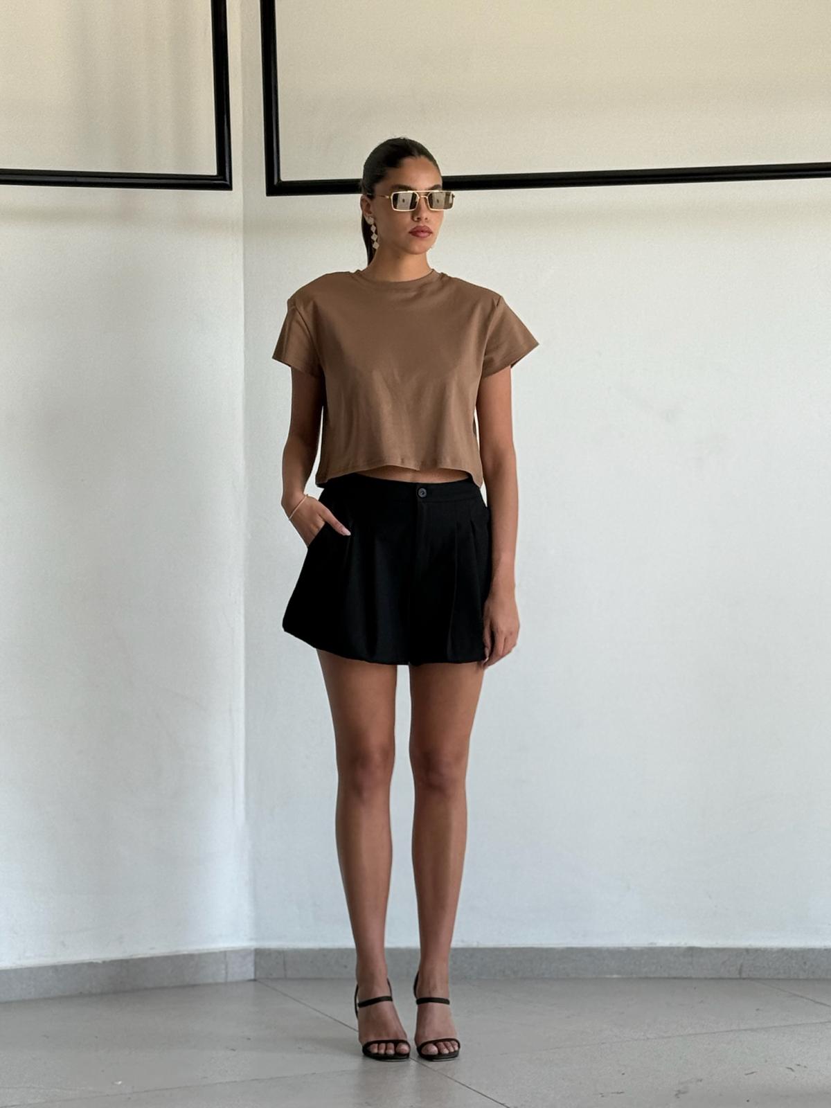 מכנס ריבל שחור