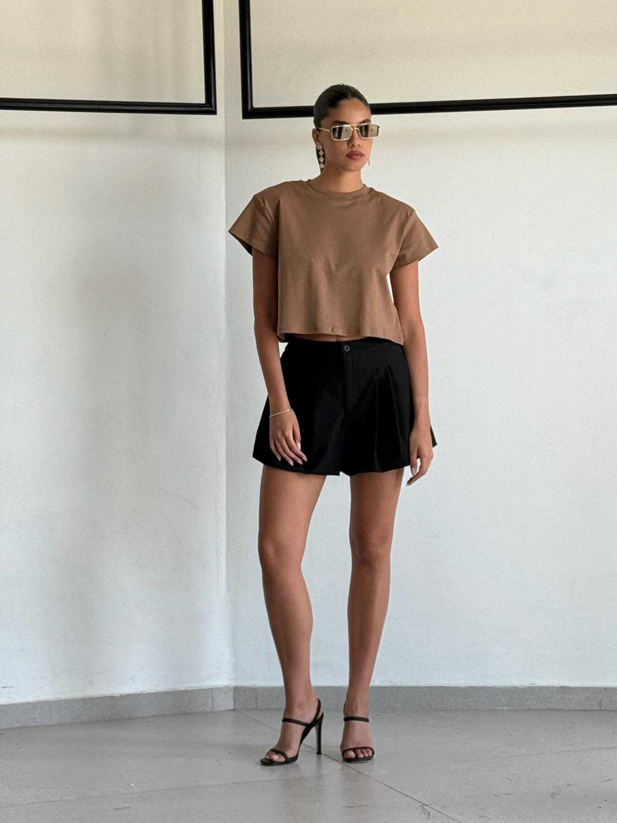 מכנס ריבל שחור