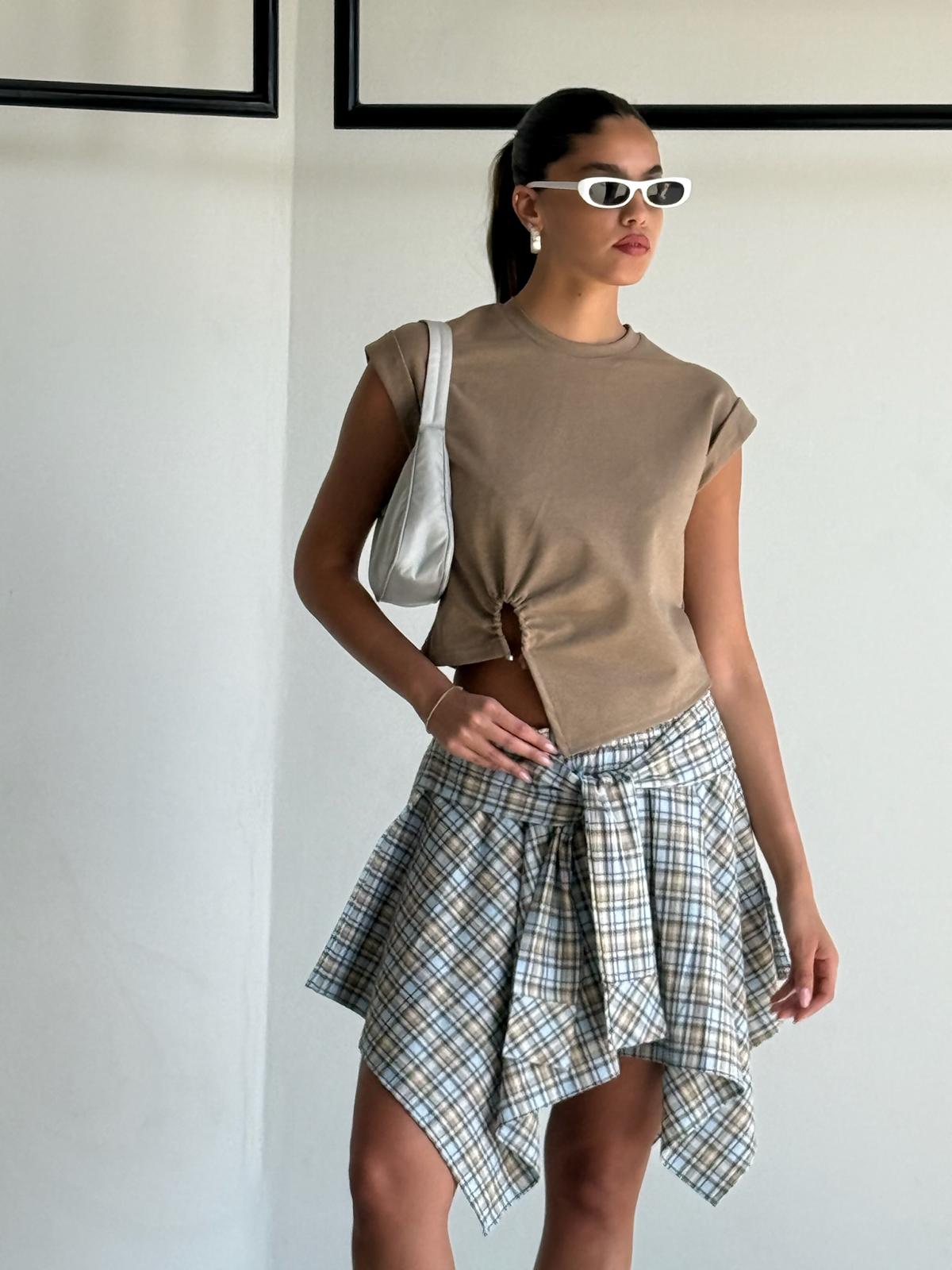 חולצת ראם חום