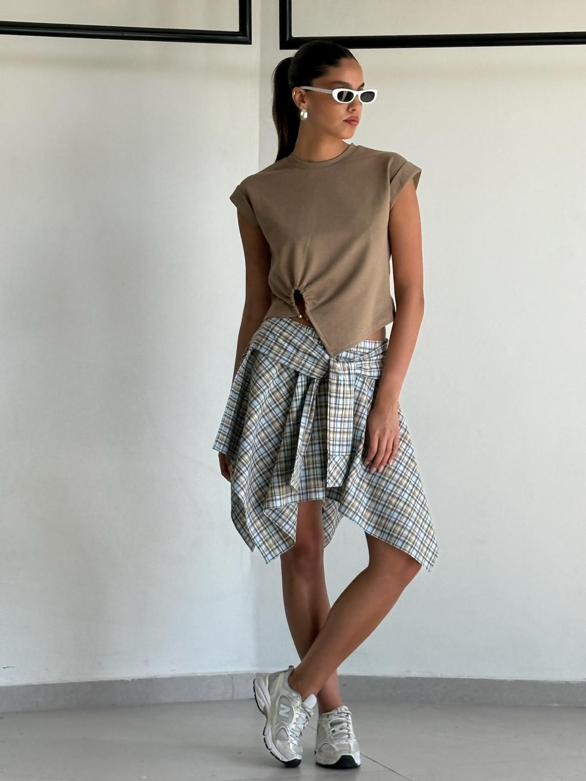 חולצת ראם חום