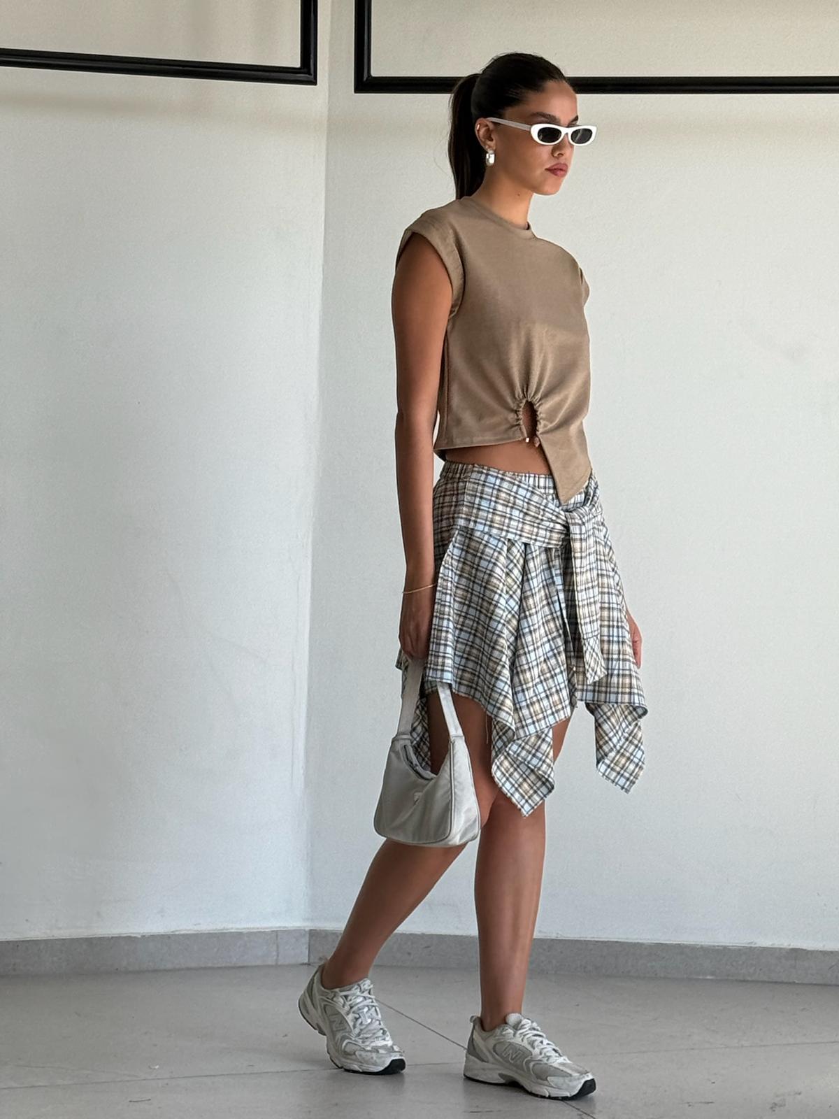 חולצת ראם חום