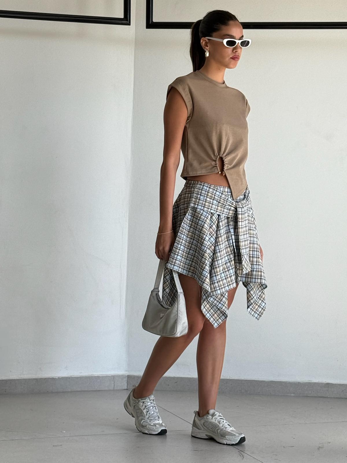 חולצת ראם חום