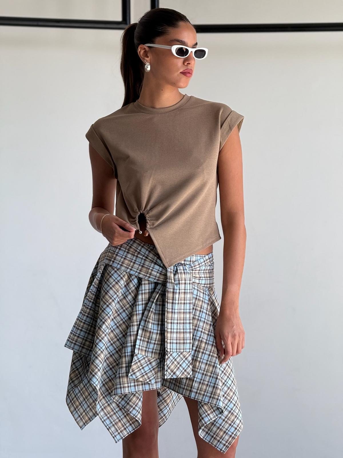 חולצת ראם חום