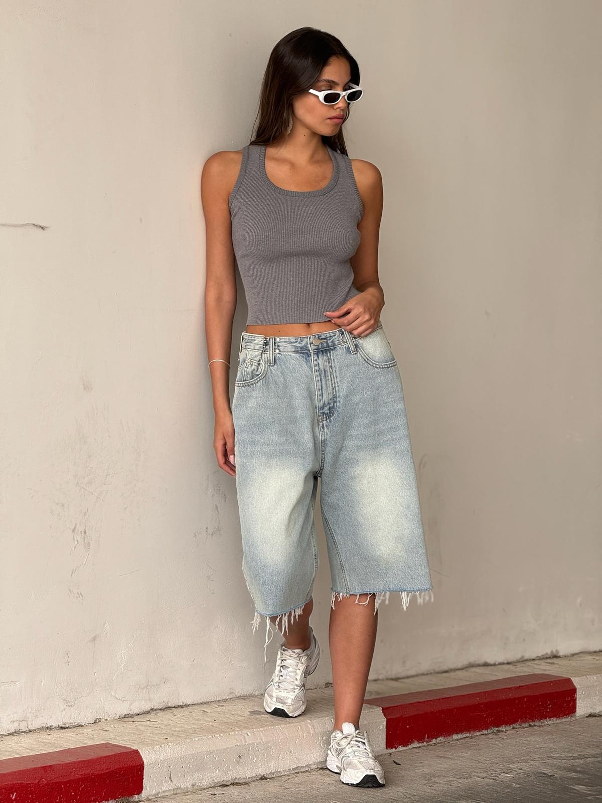 ג'ינס פולי תכלת