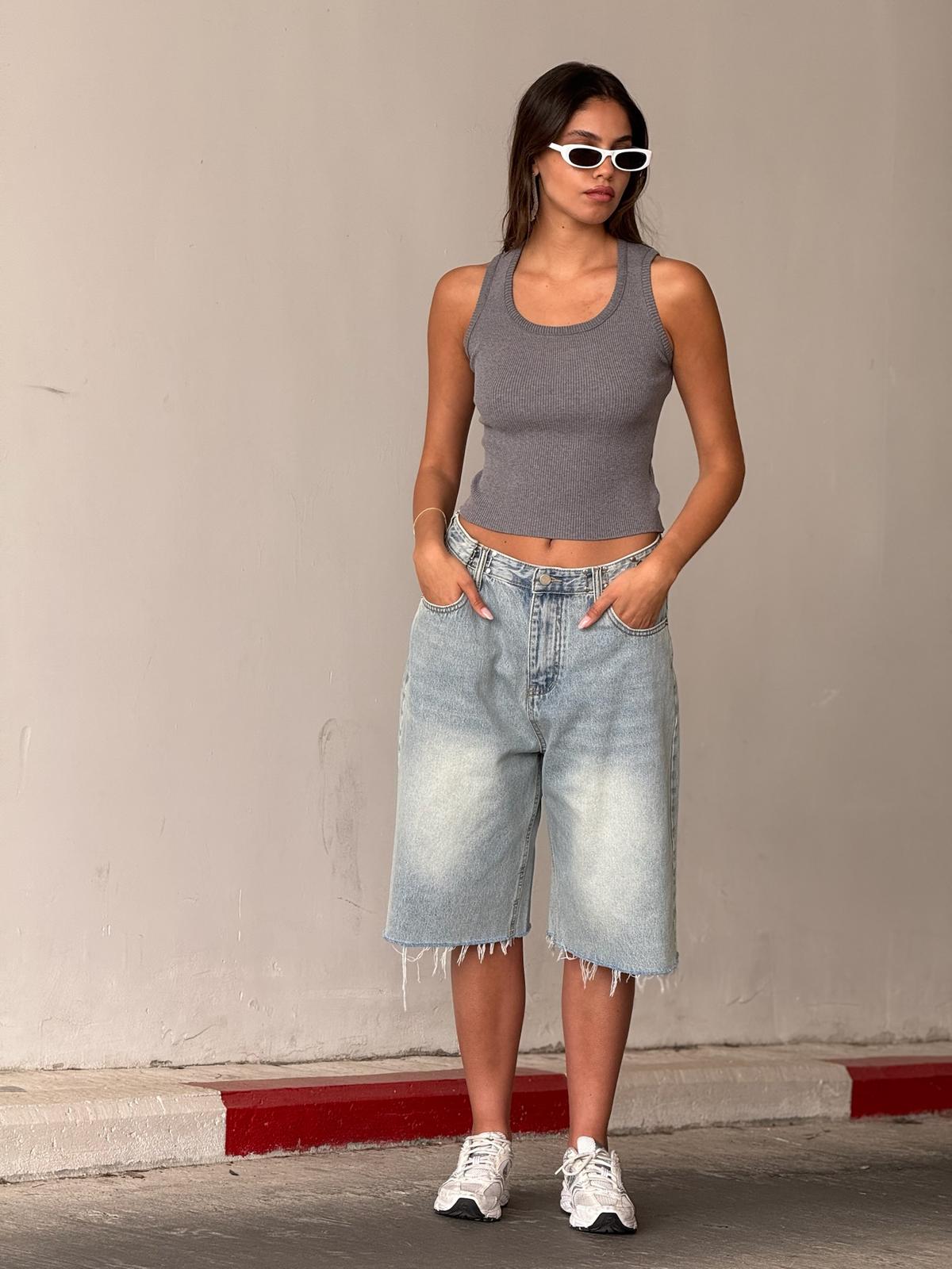 ג'ינס פולי תכלת