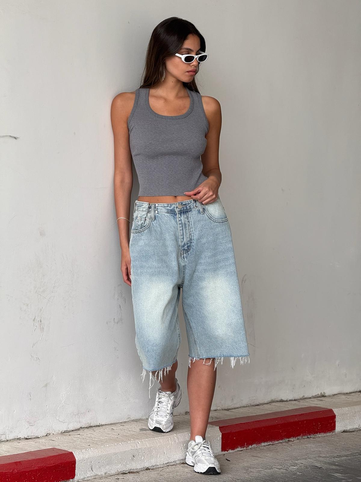 ג'ינס פולי תכלת