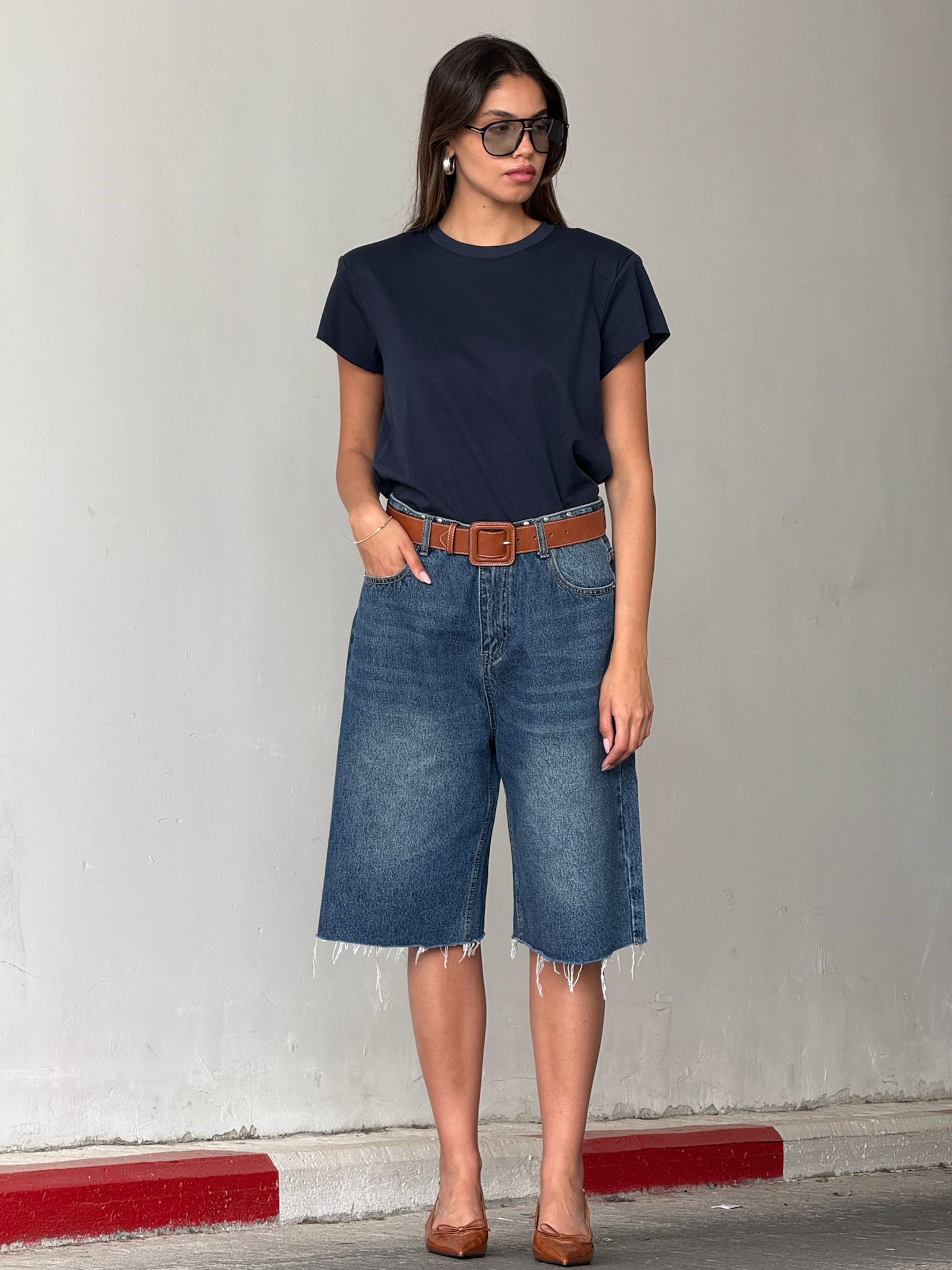 ג'ינס פולי כחול