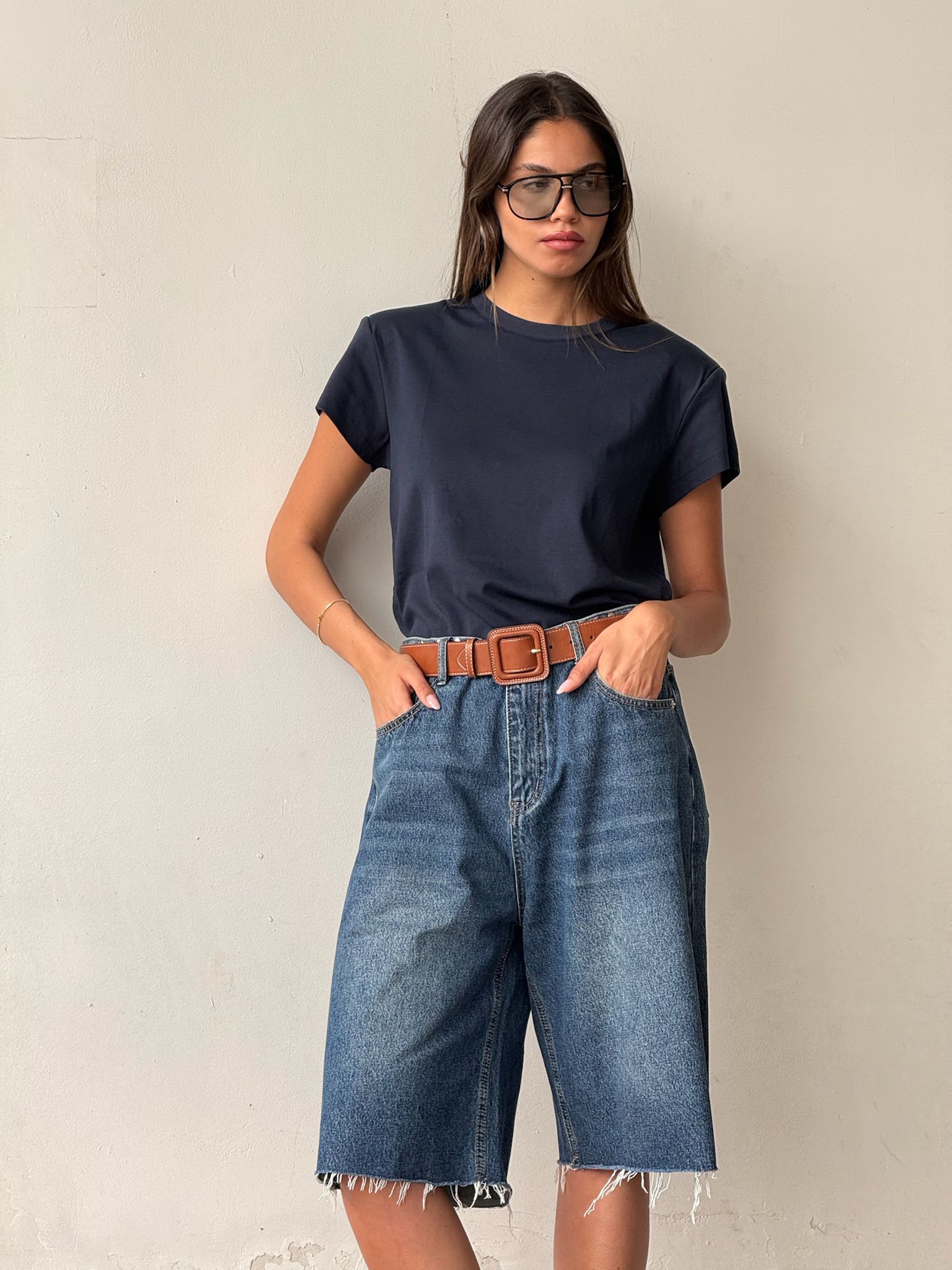 ג'ינס פולי כחול