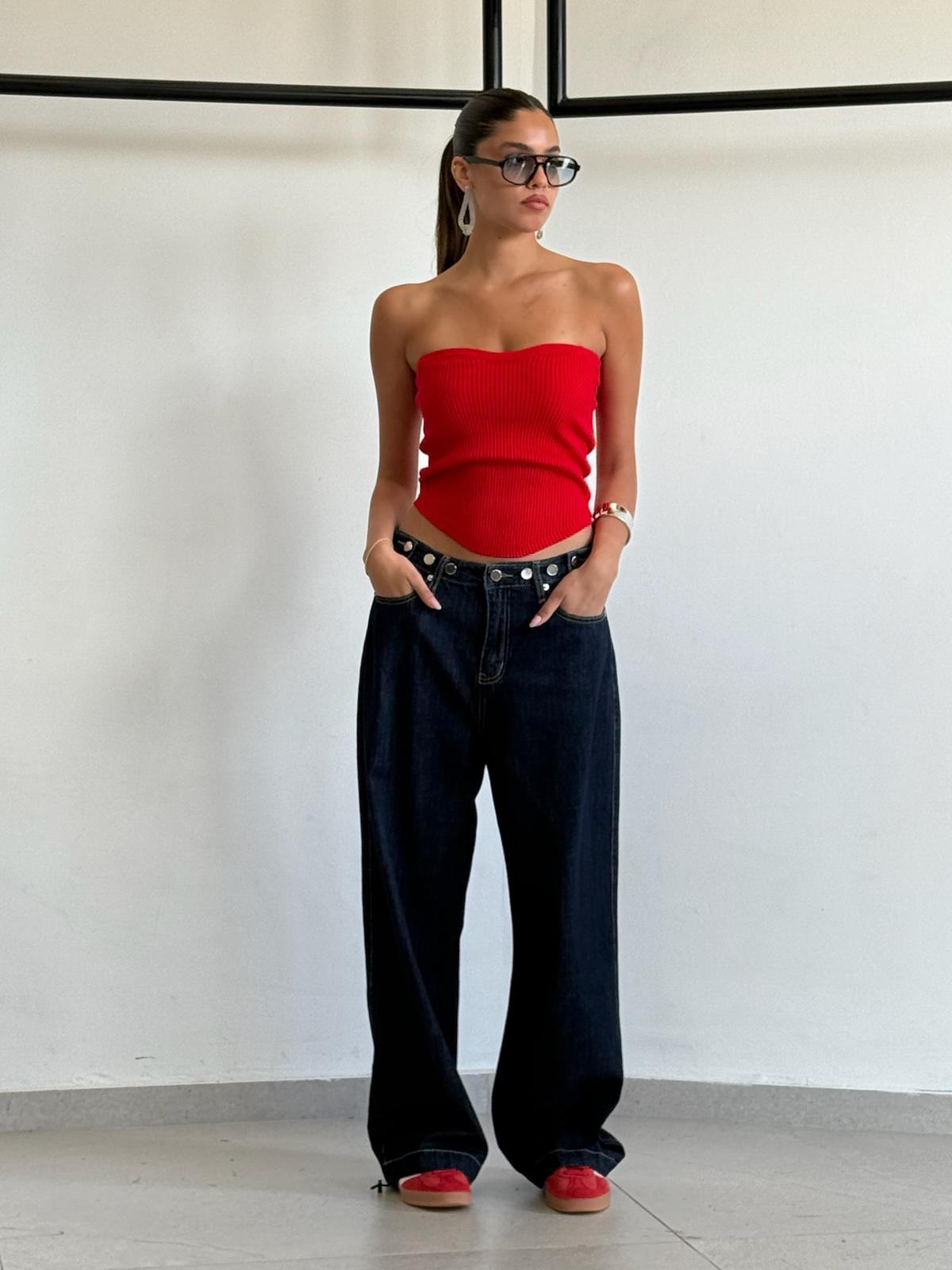 סטרפלס זואי אדום