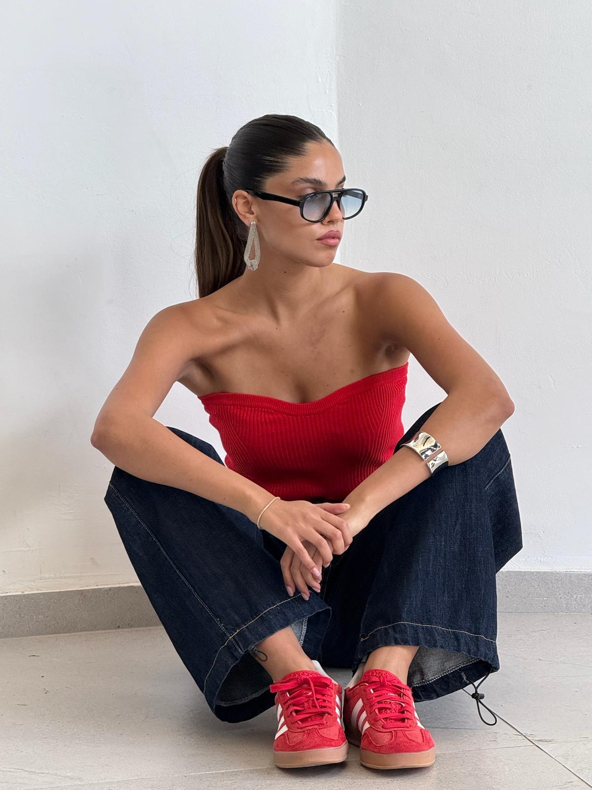 סטרפלס זואי אדום