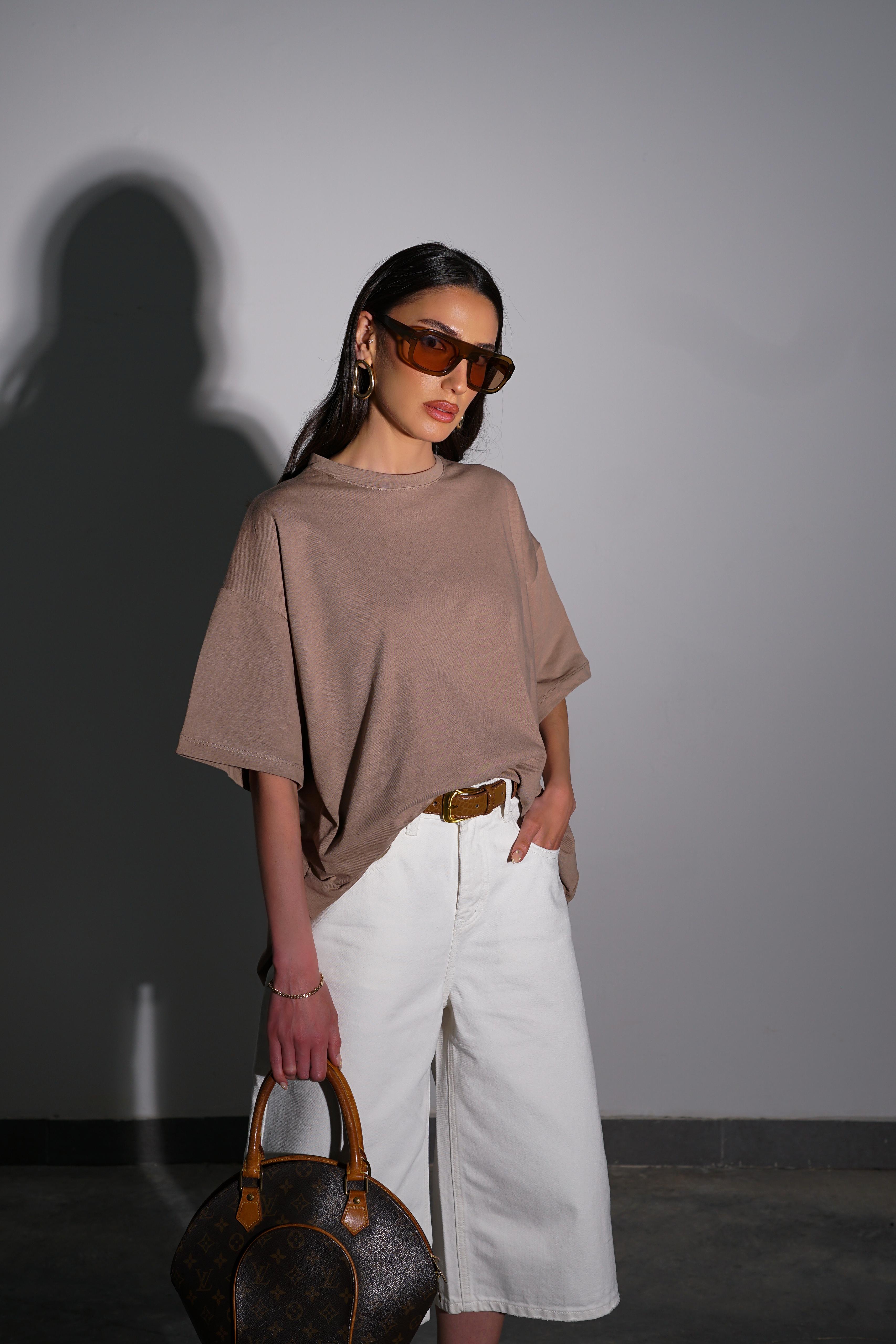 חולצת דמיין מוקה