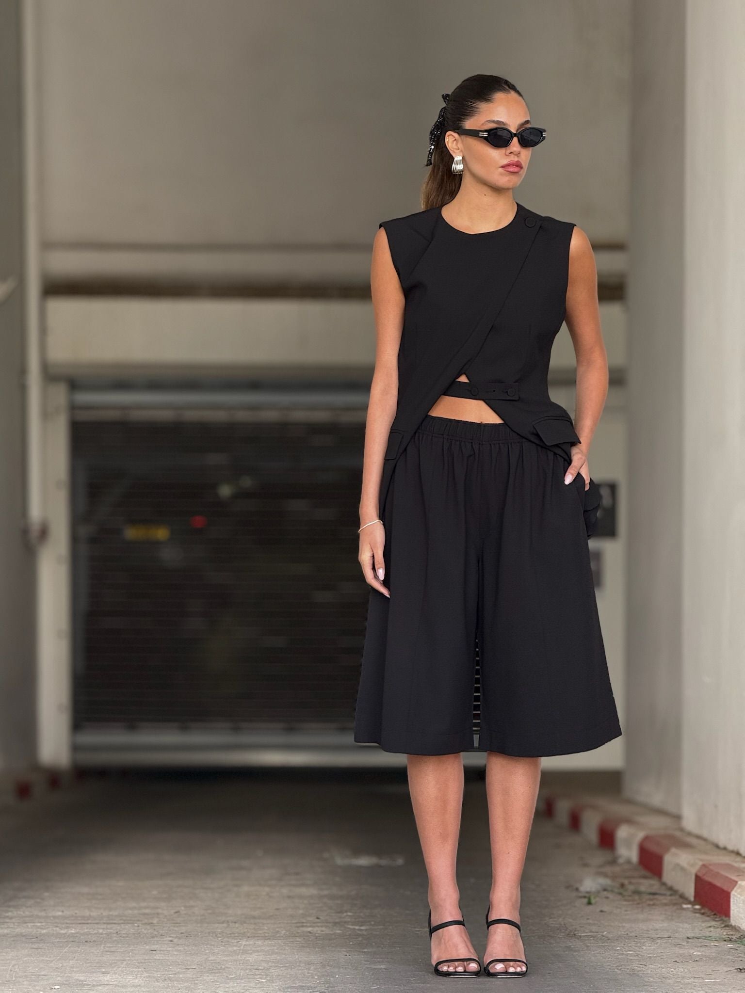 מכנס רויה שחור