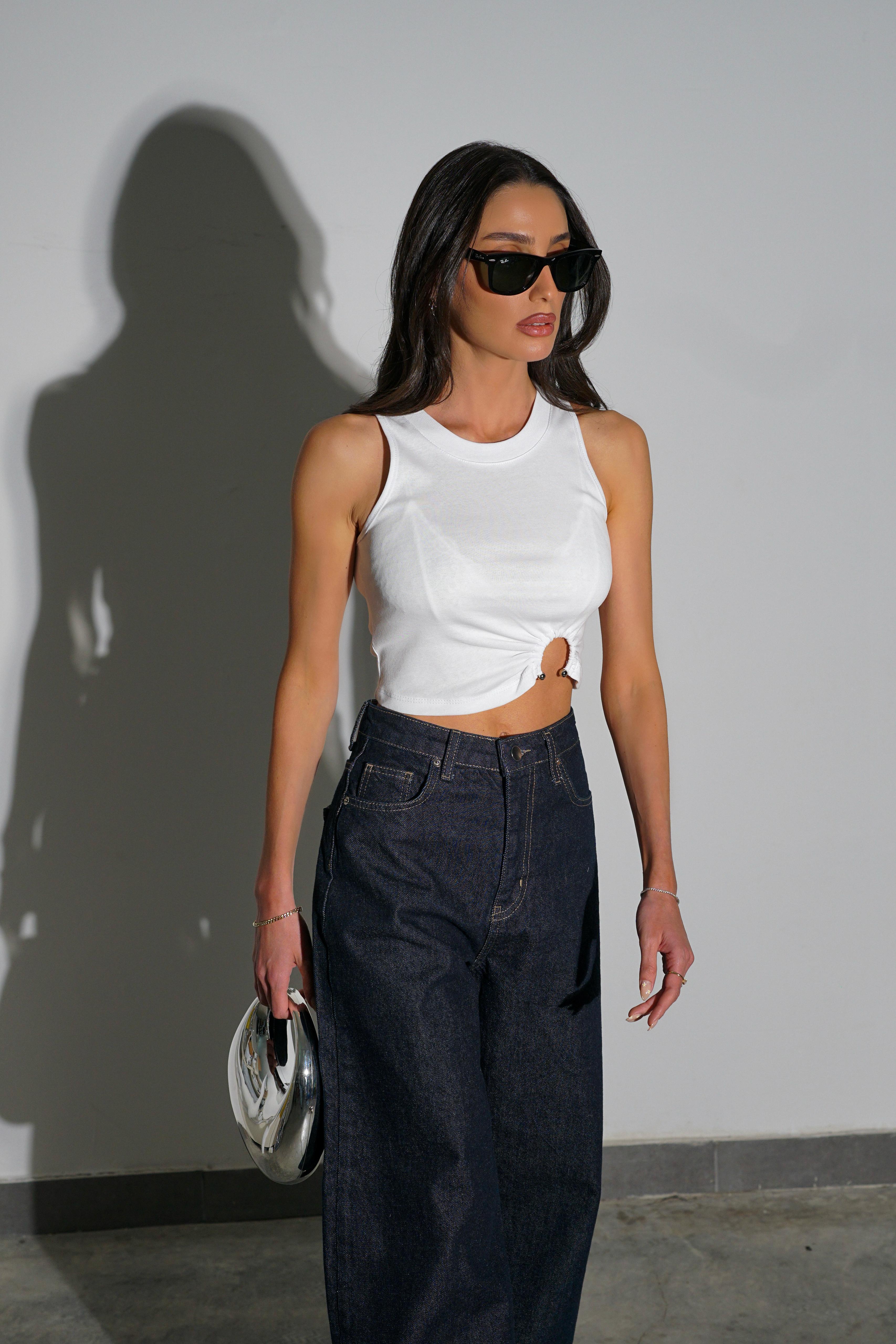 חולצת אינס לבן