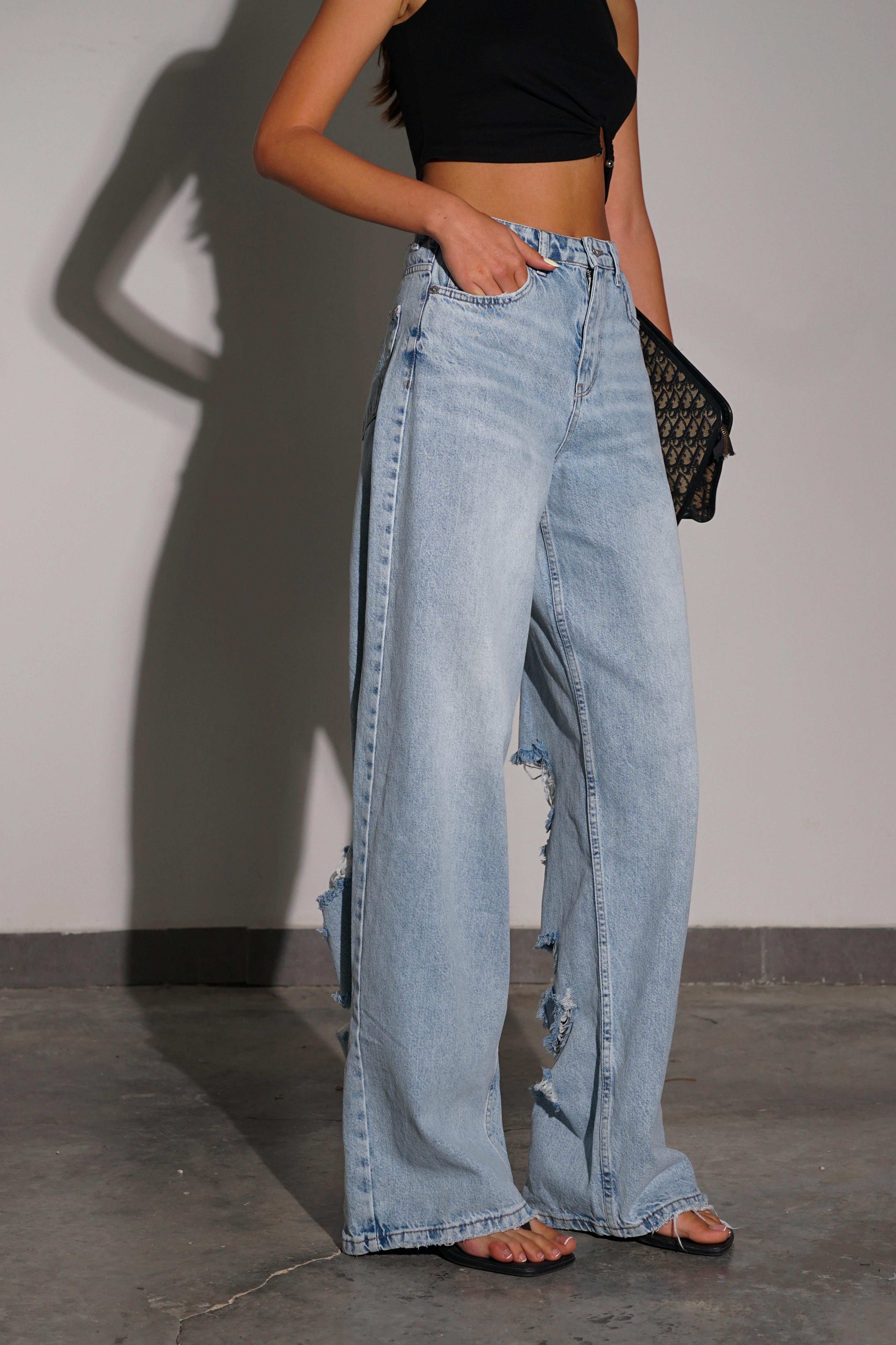 ג'ינס קאזי תכלת