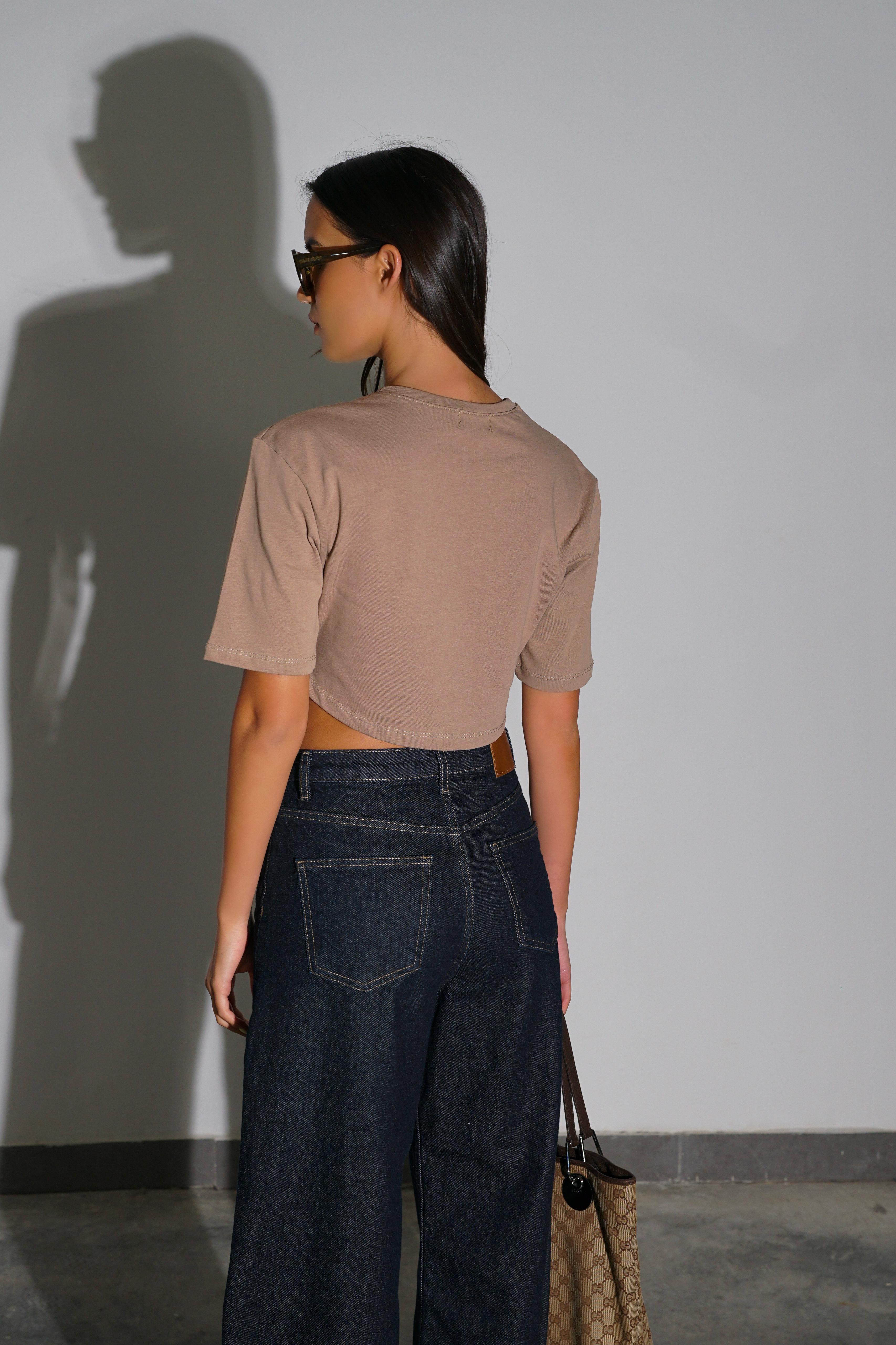 חולצת ליבר מוקה