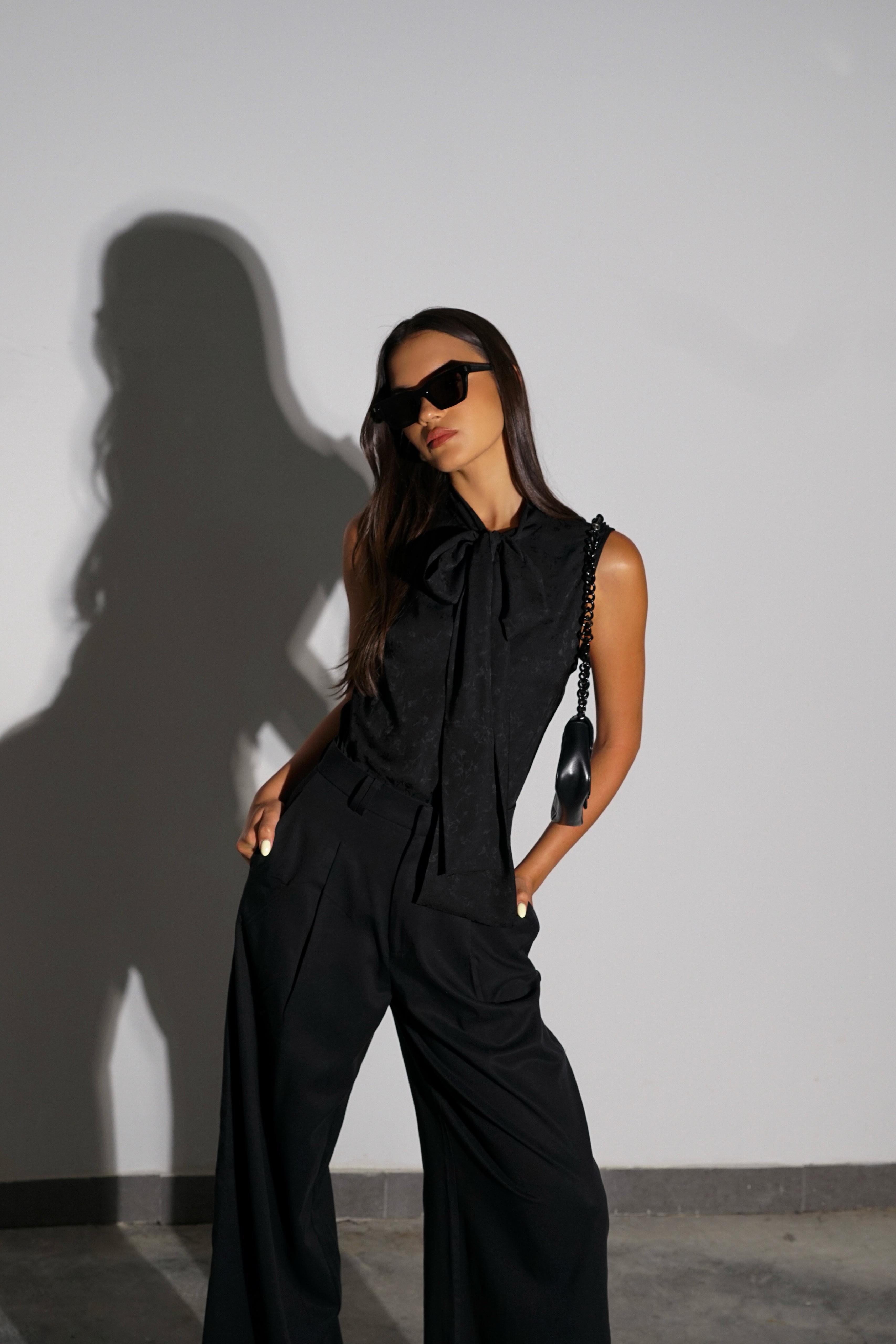 חולצת ג'סמין שחור