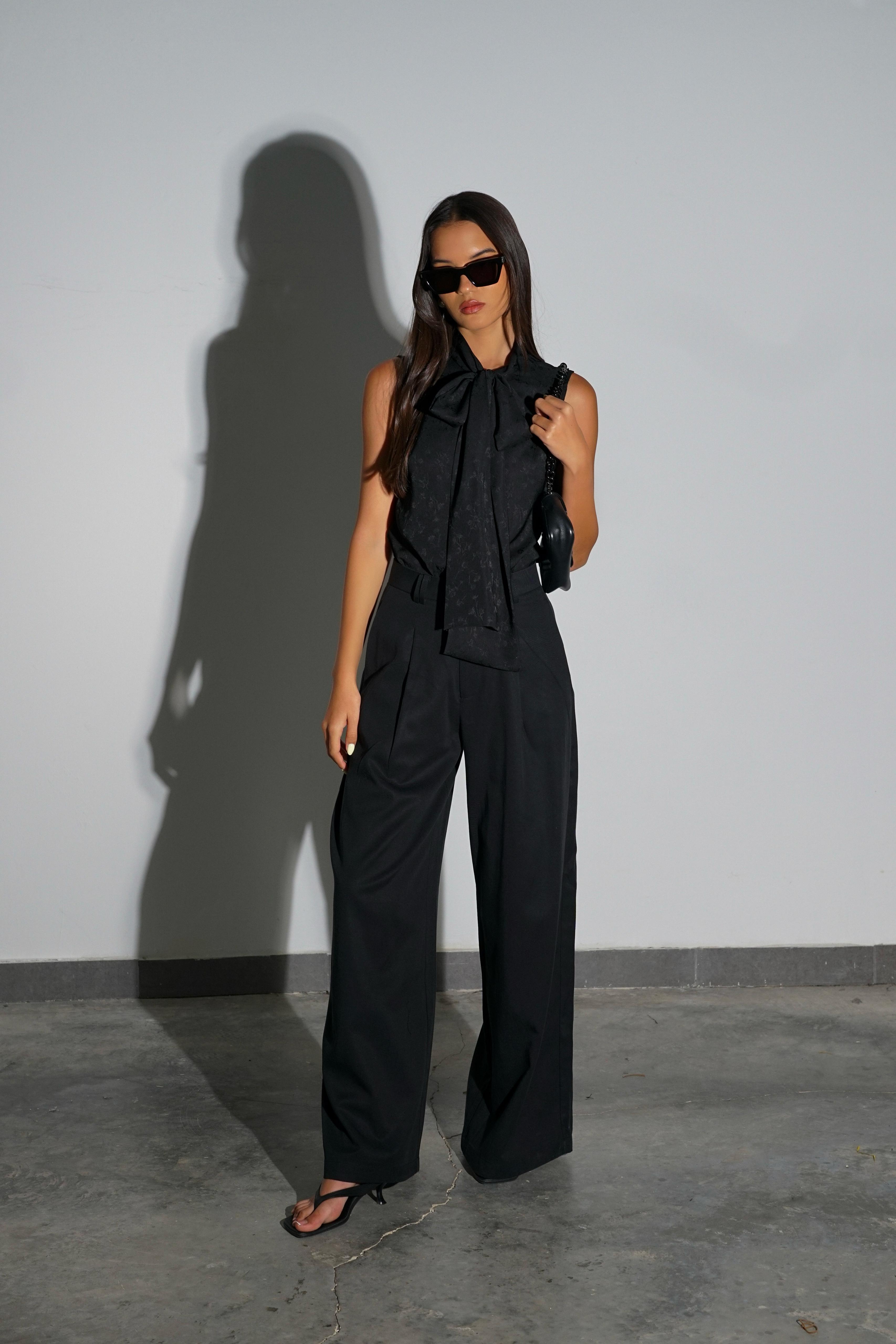 חולצת ג'סמין שחור