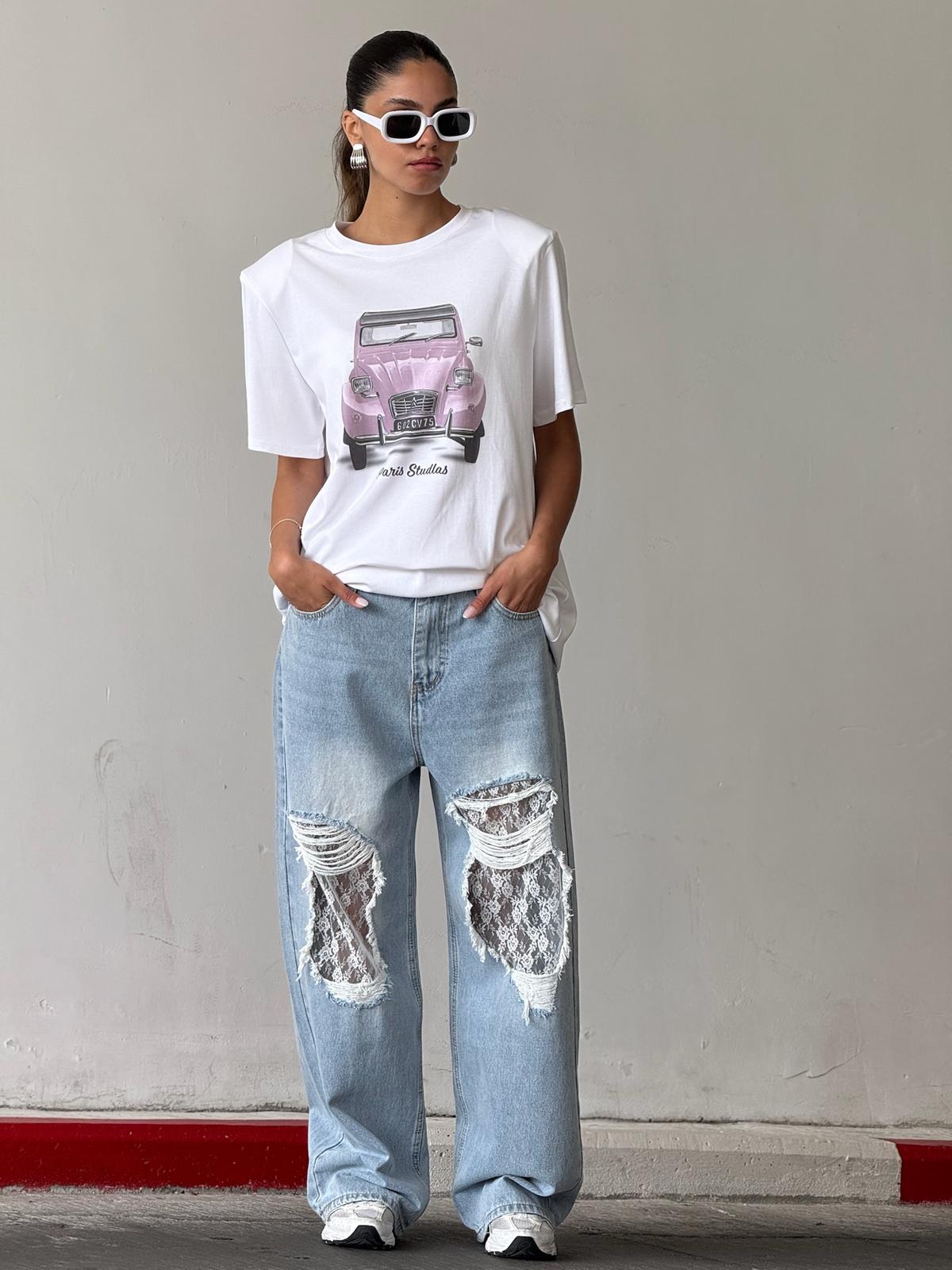 ג'ינס לידור תכלת