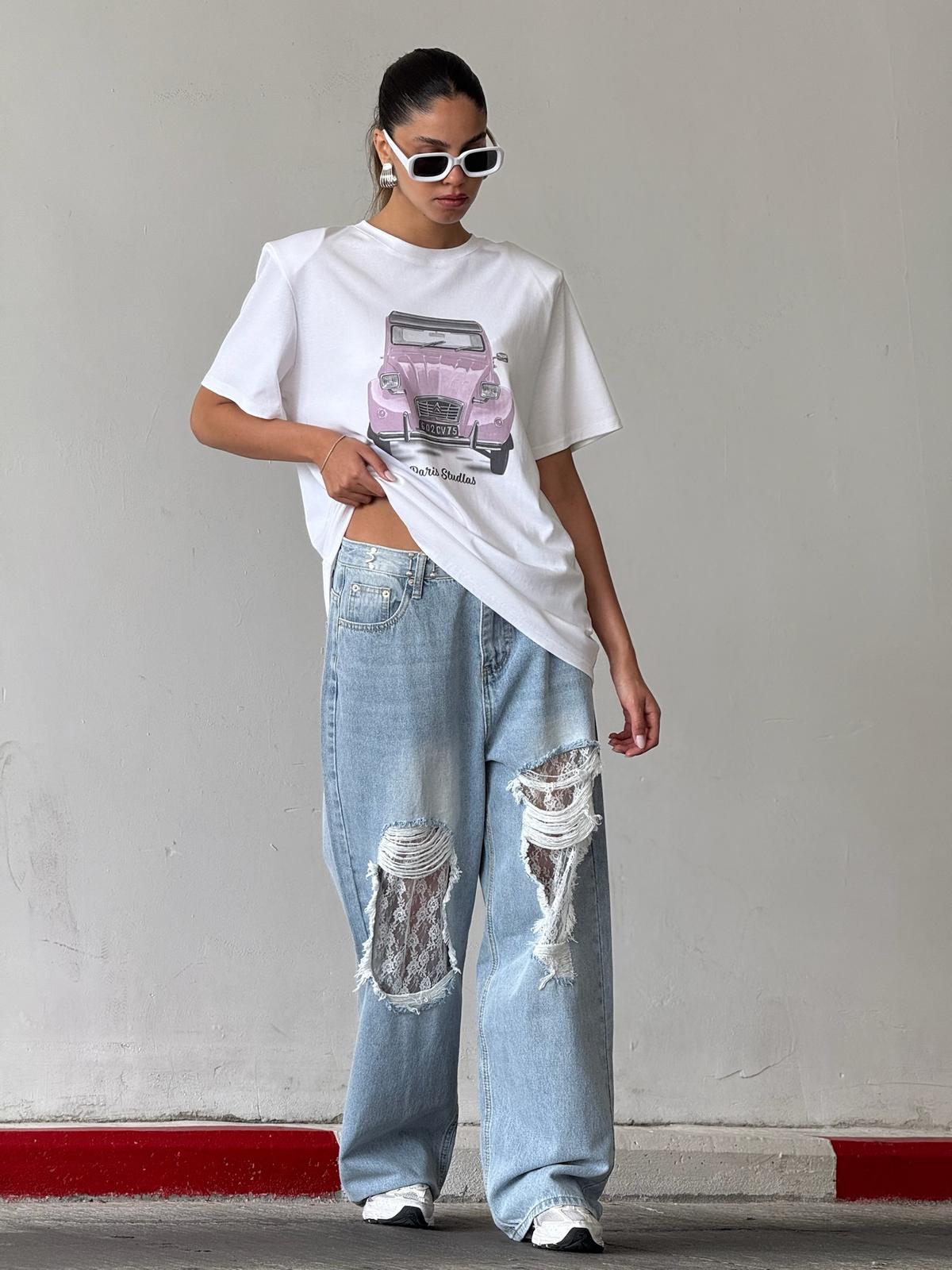 ג'ינס לידור תכלת