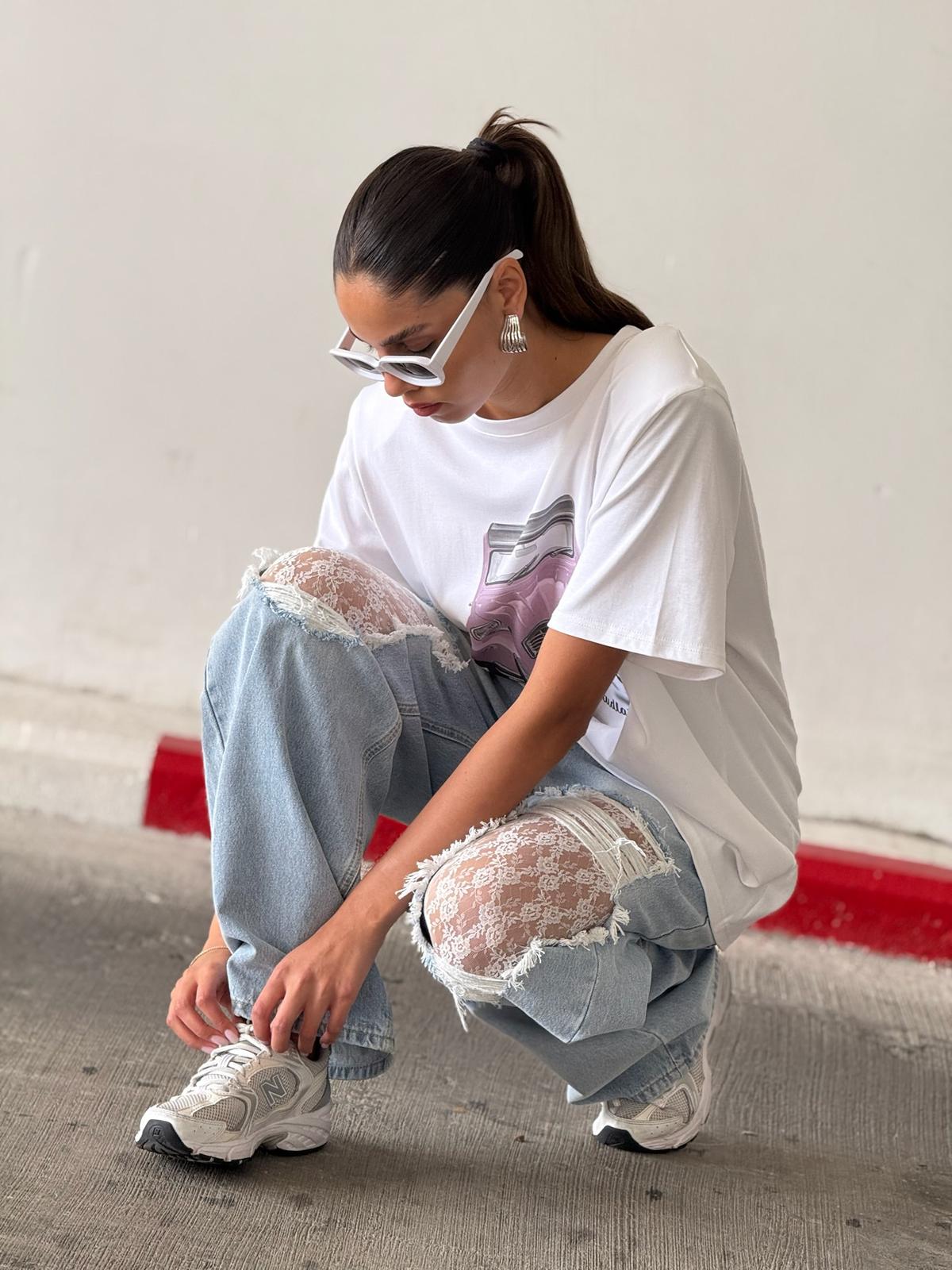 ג'ינס לידור תכלת