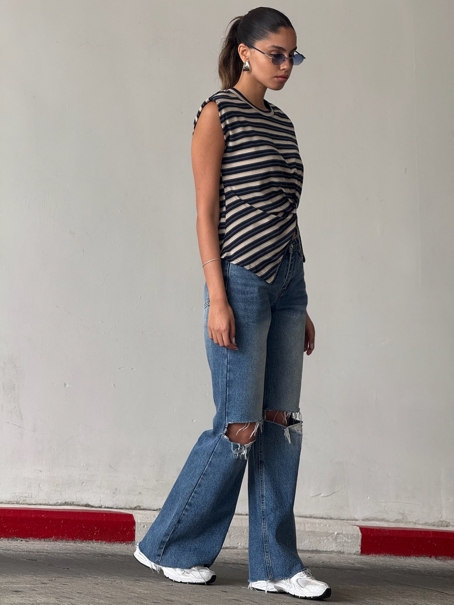 חולצת ריף כחול