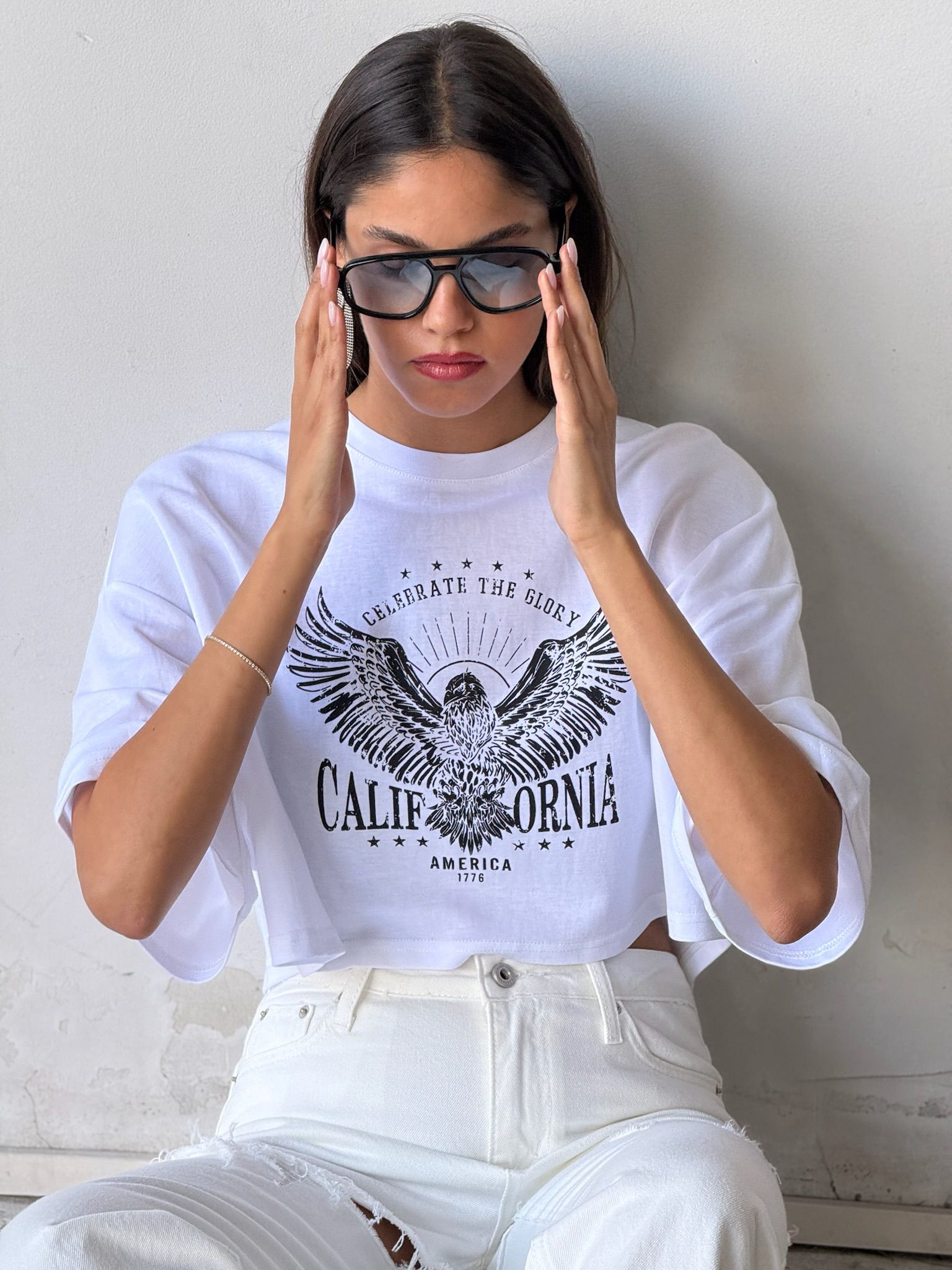 חולצת מקס לבן