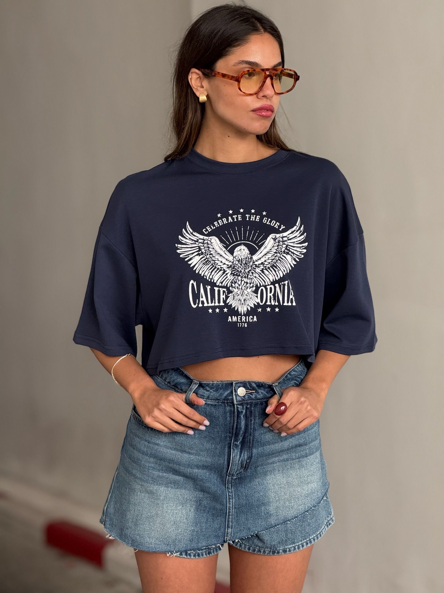 חולצת מקס כחול