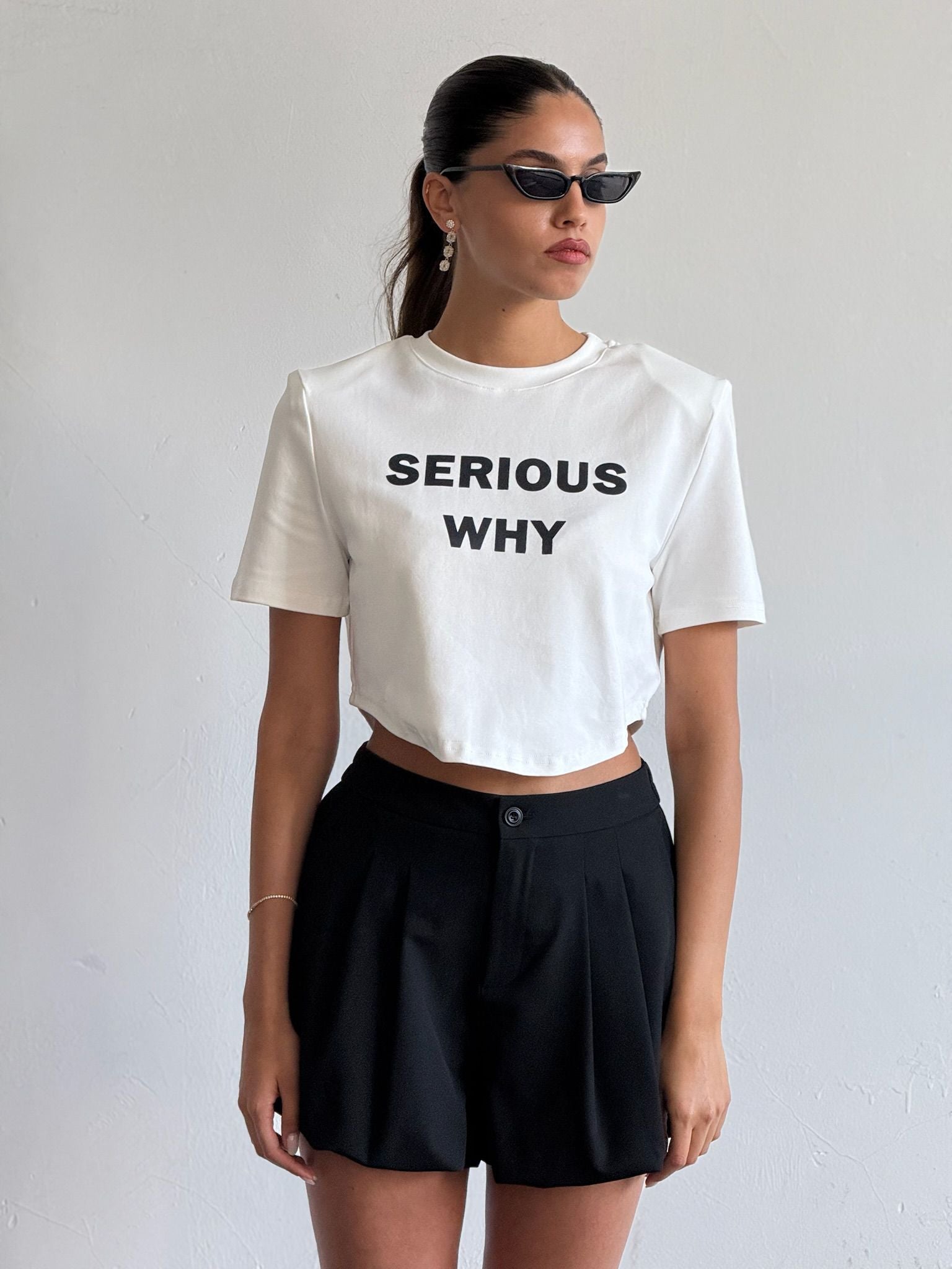 חולצת זיו לבן