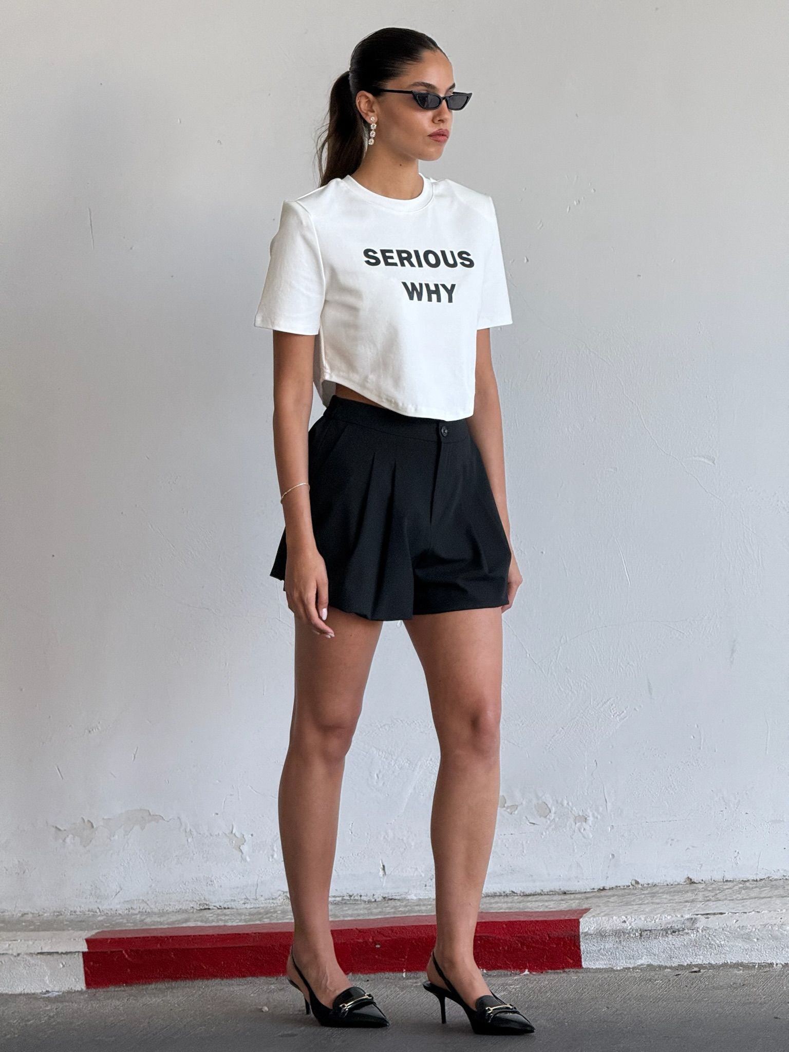 חולצת זיו לבן