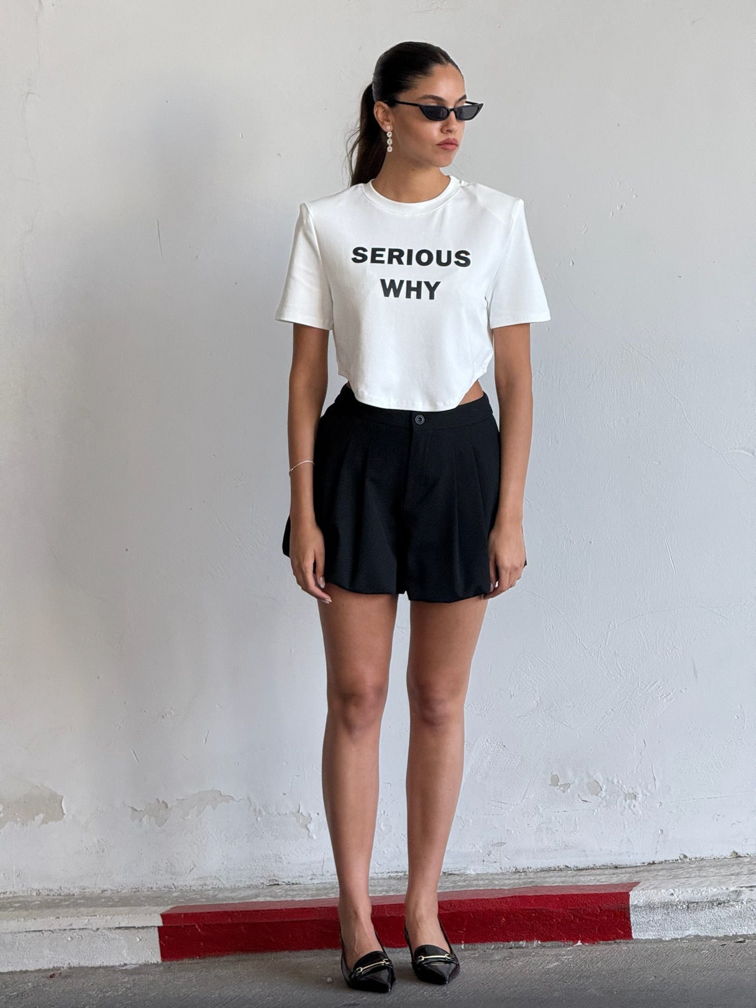 חולצת זיו לבן