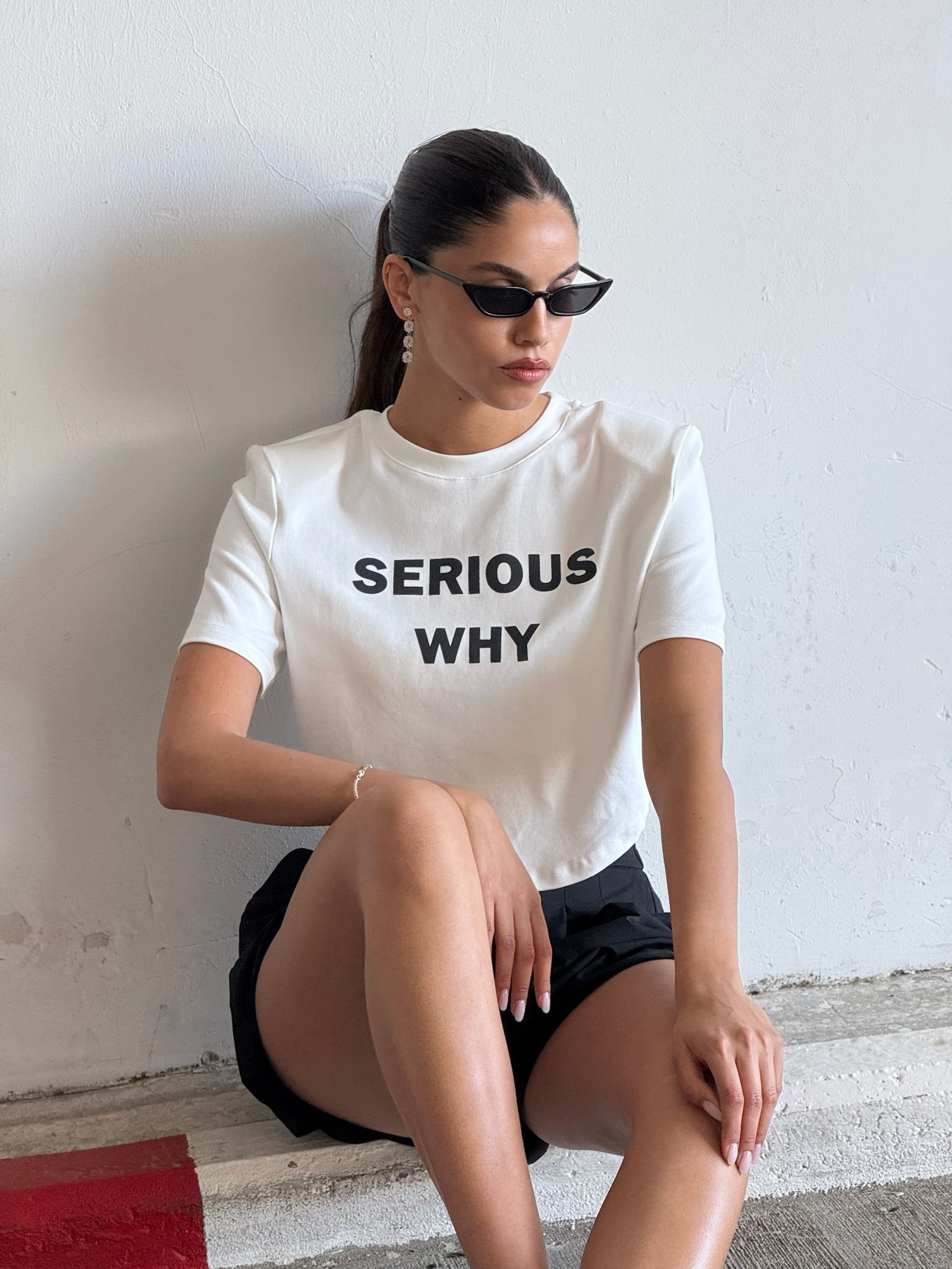 חולצת זיו לבן