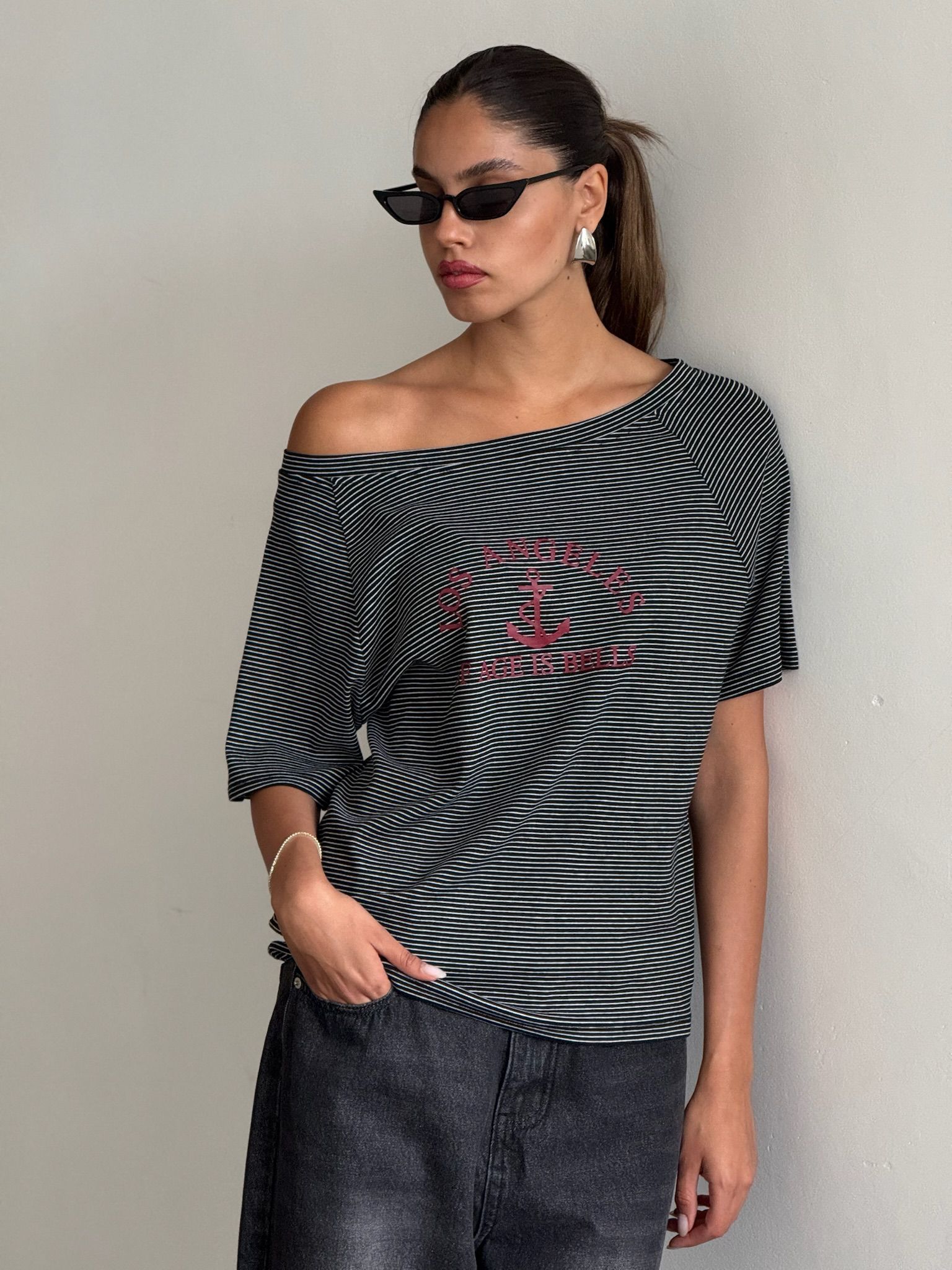 חולצת סיילי כחול