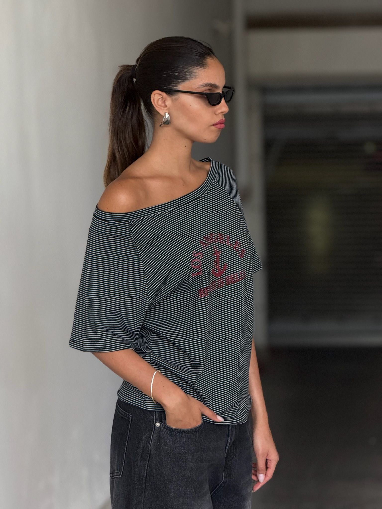 חולצת סיילי כחול