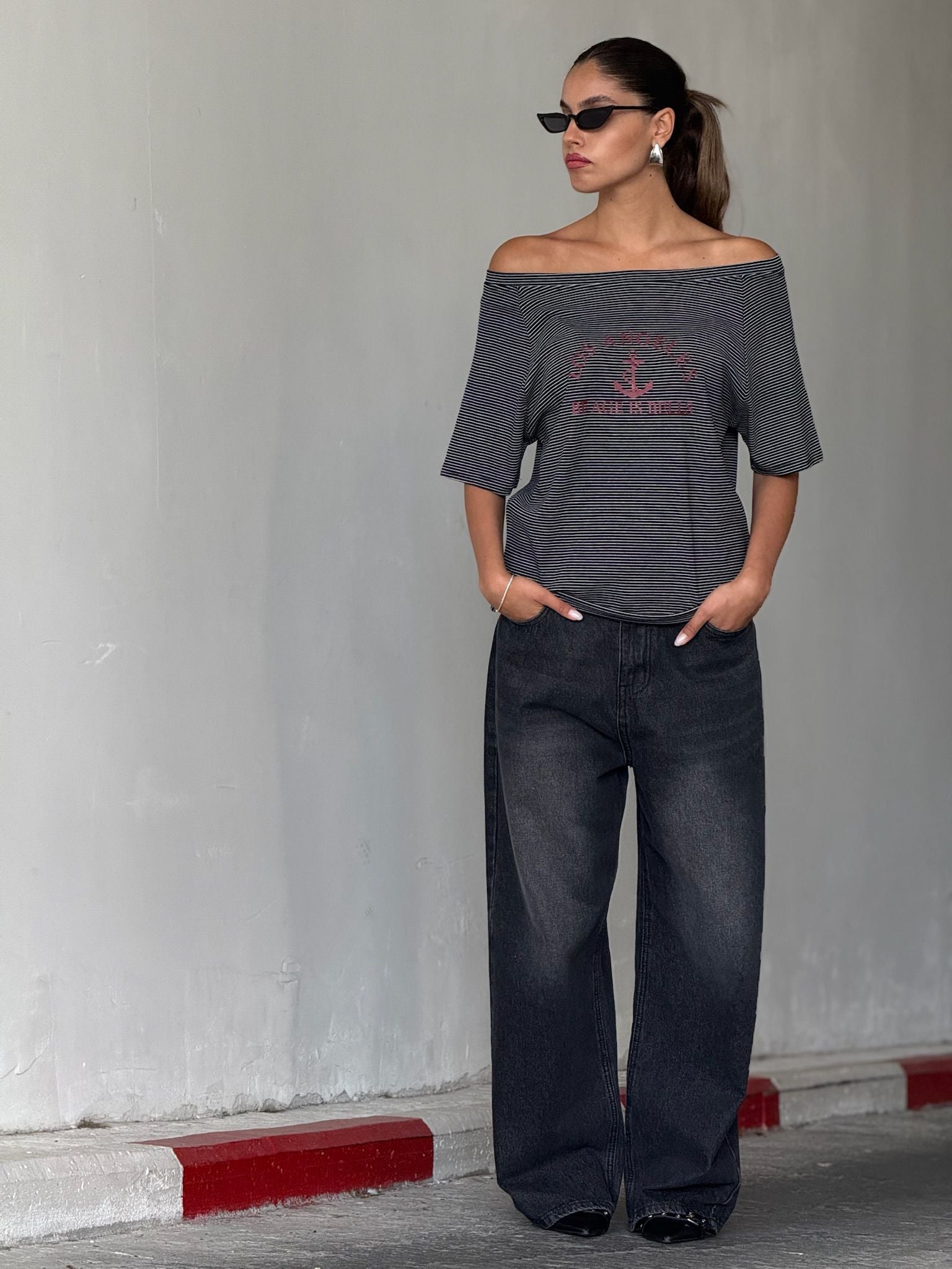 חולצת סיילי כחול