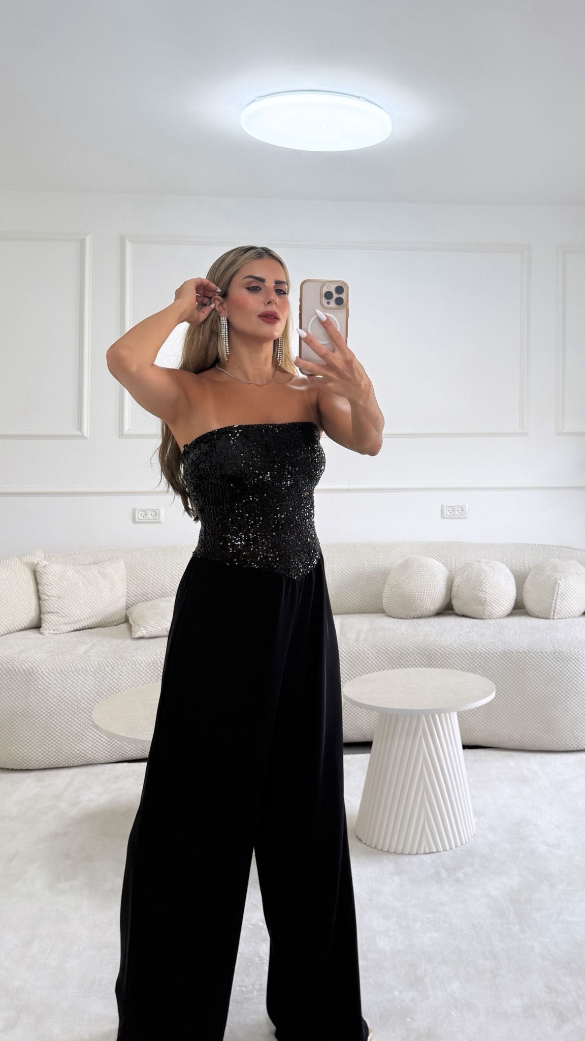 אוברול מחוך שילוב פאייט