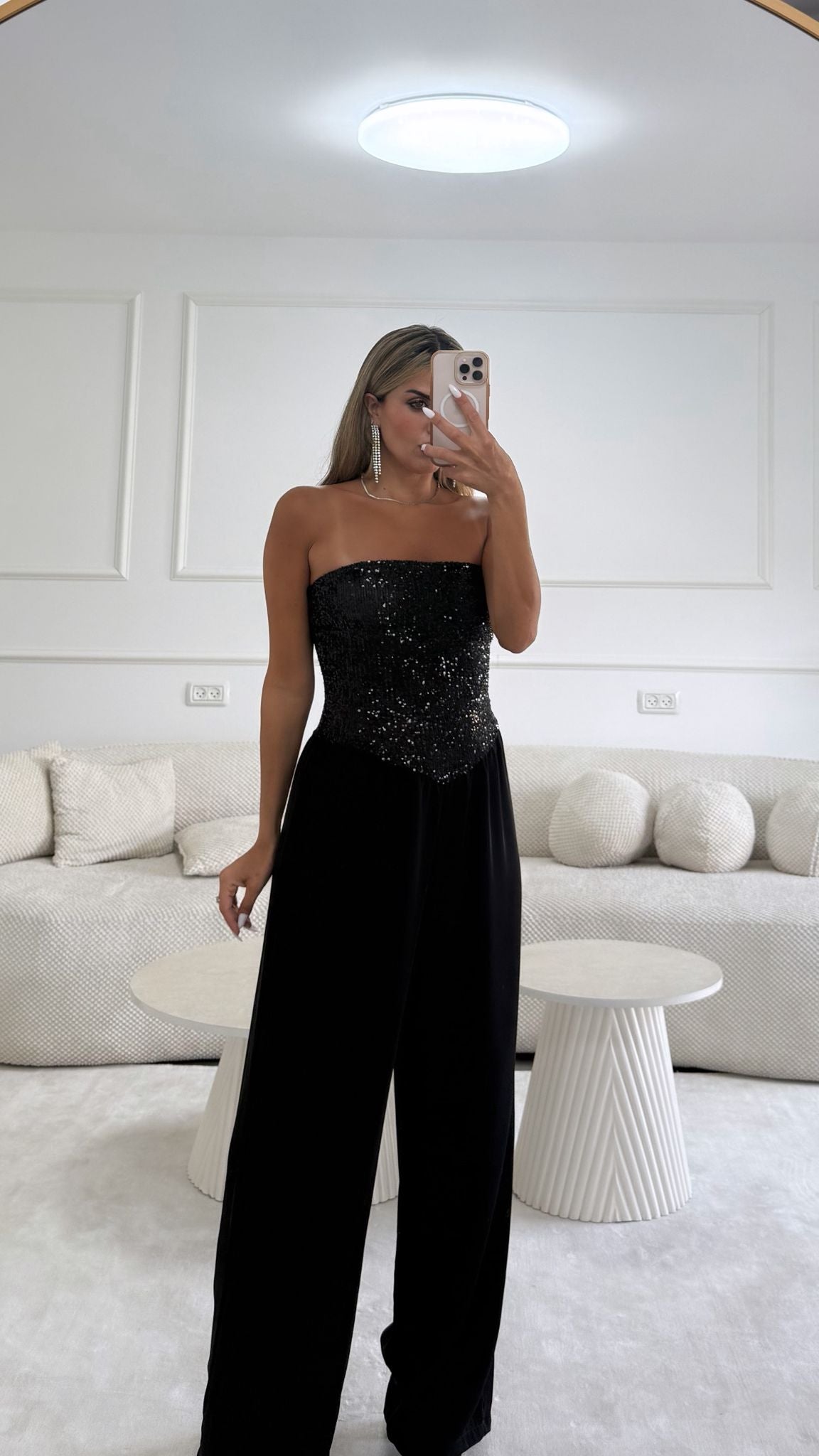 אוברול מחוך שילוב פאייט