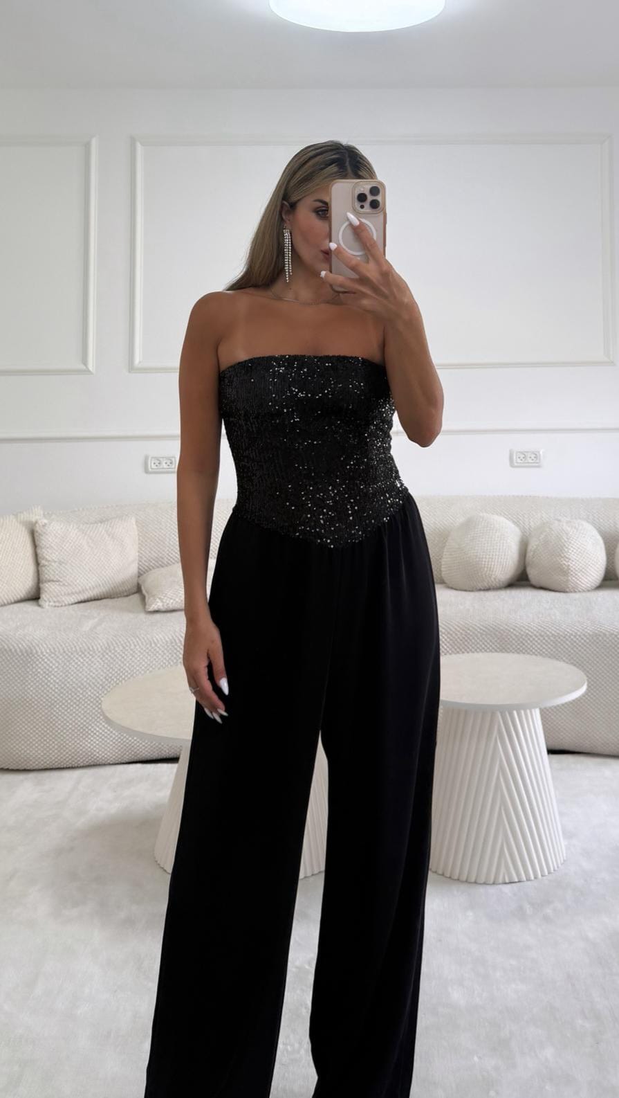 אוברול מחוך שילוב פאייט